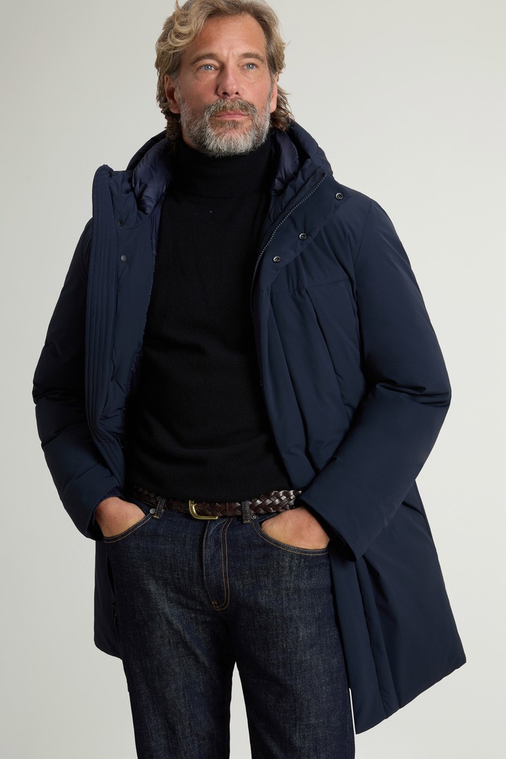 MATT STRETCH TETON PUFFER Blue photo 4 | Woolrich