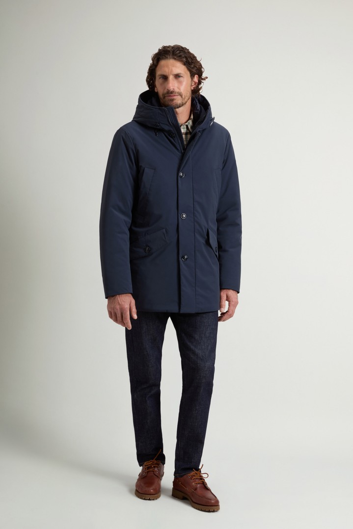 STRETCH PARKA Blue photo 2 | Woolrich