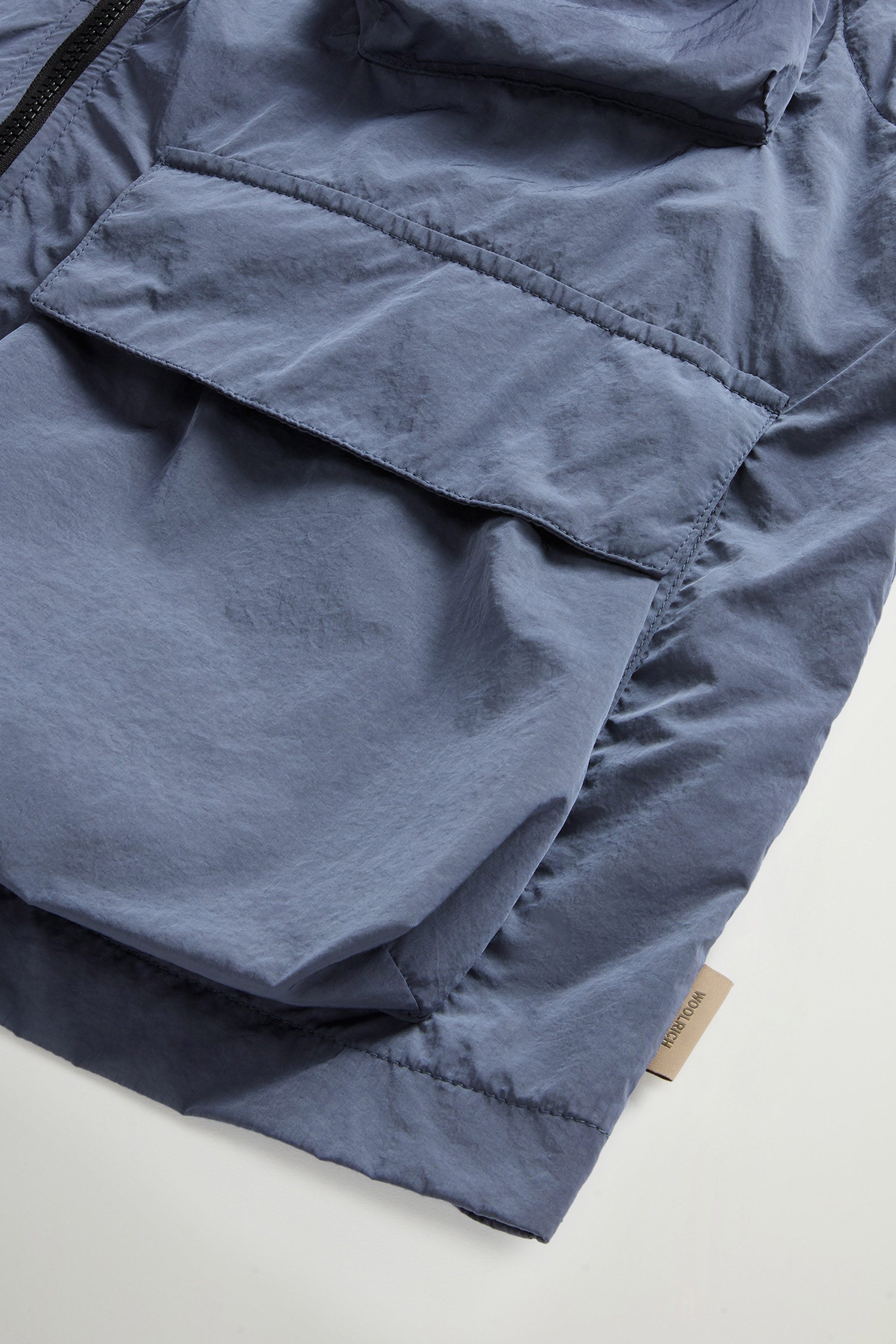 SHINY NYLON VEST Blue photo 7 | Woolrich