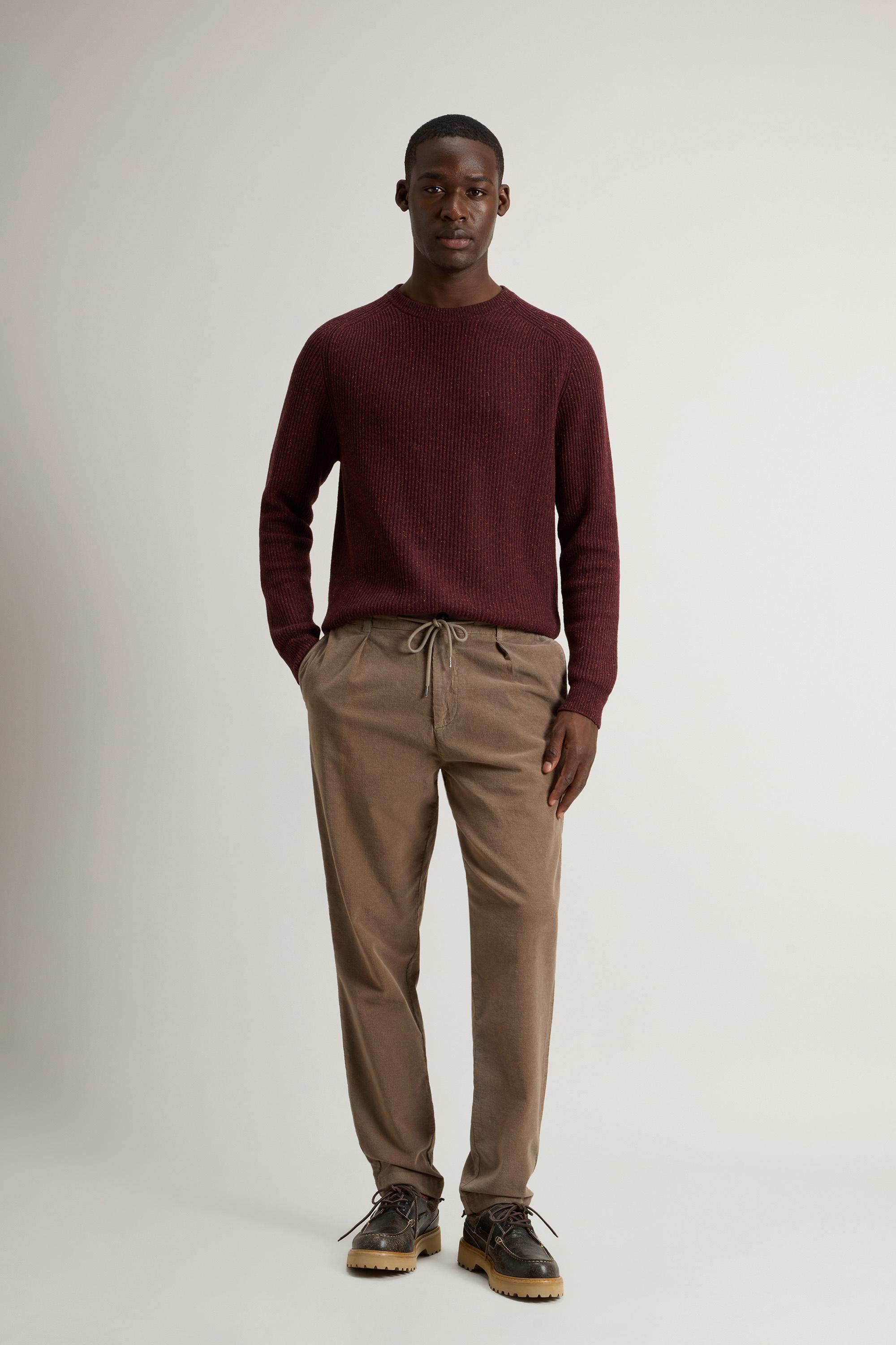 Garment-Dyed Corduroy Milton Pants Brown photo 1 | Woolrich