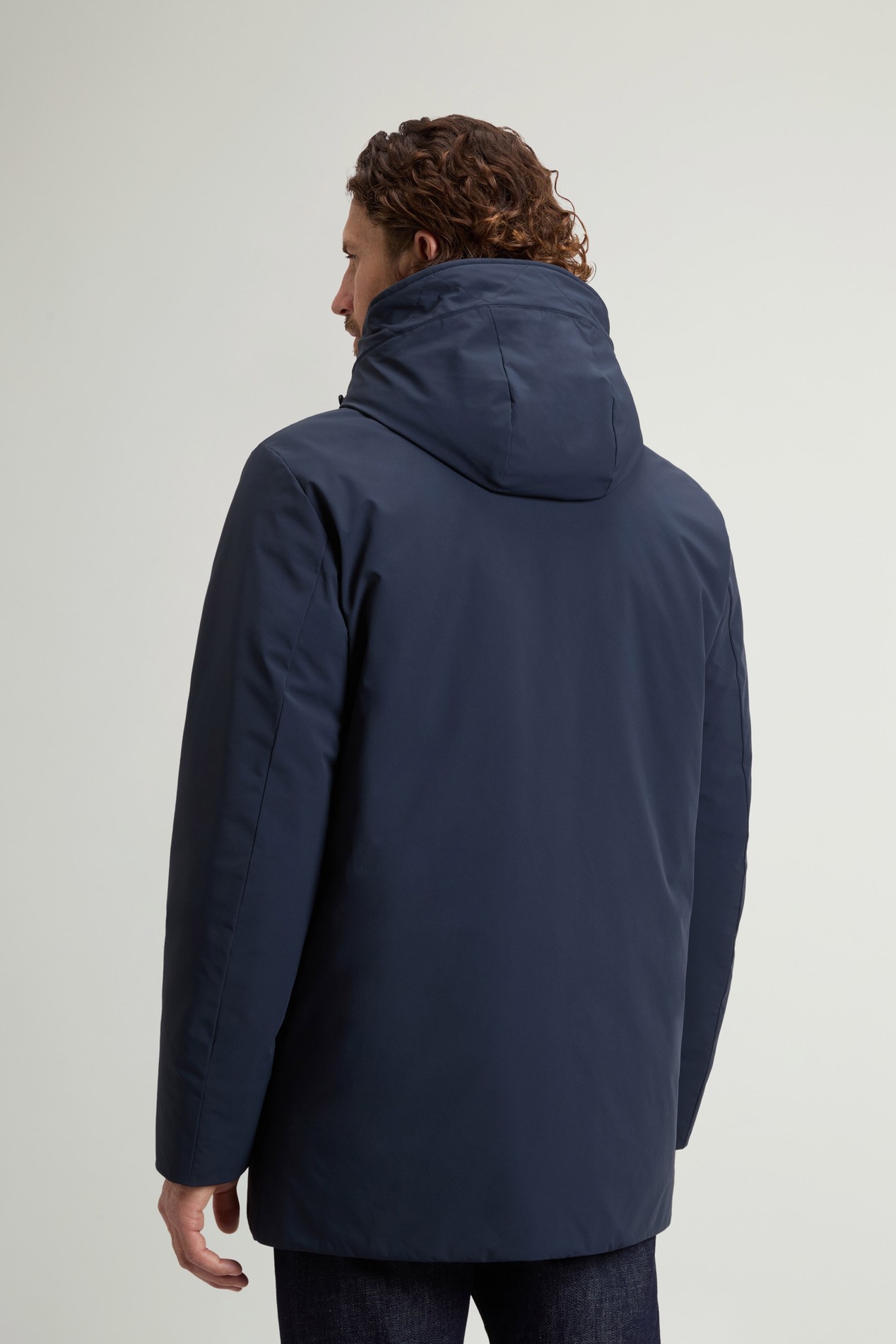 STRETCH PARKA Blue photo 3 | Woolrich