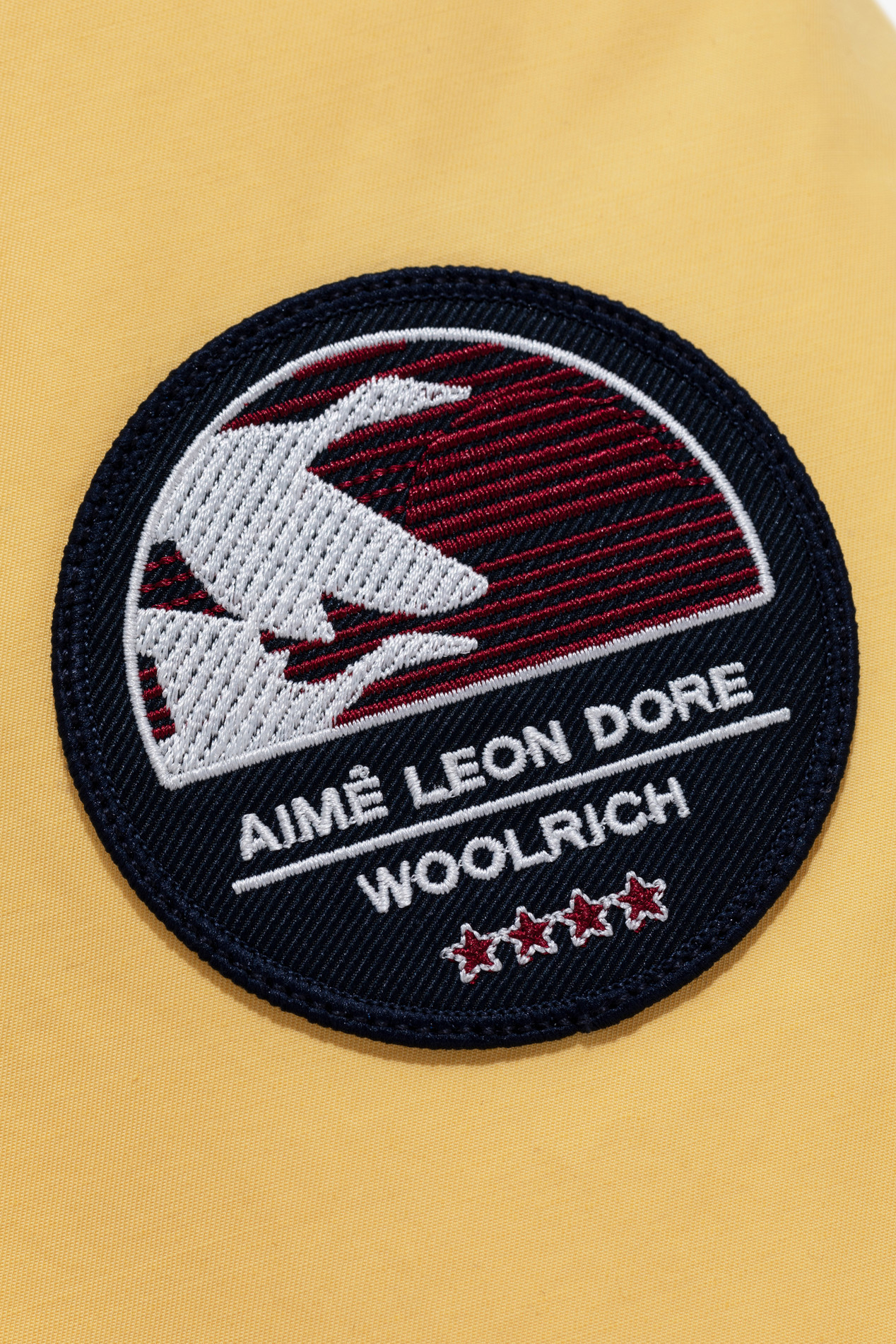 Parka with Detachable Faux Fur - Aimé Leon Dore / Woolrich Yellow photo 3 | Woolrich