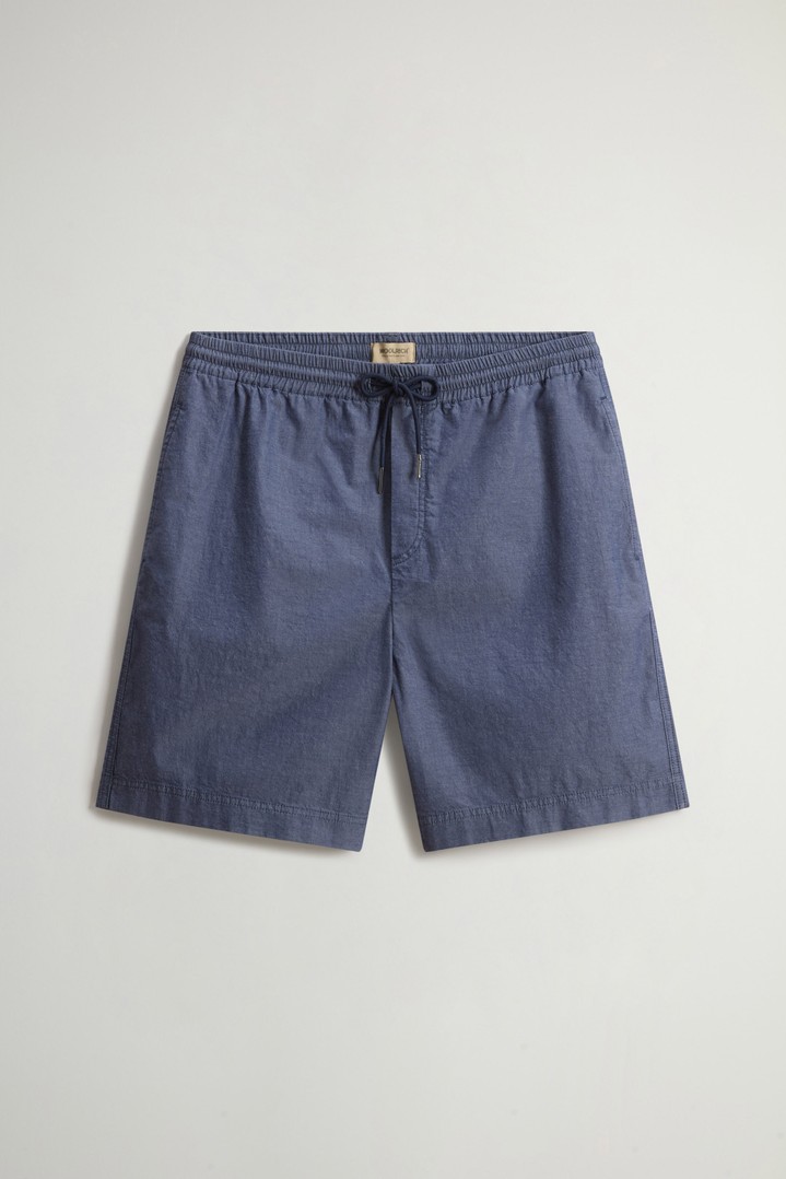 WASHED INDIGO SHORT Blue photo 3 | Woolrich