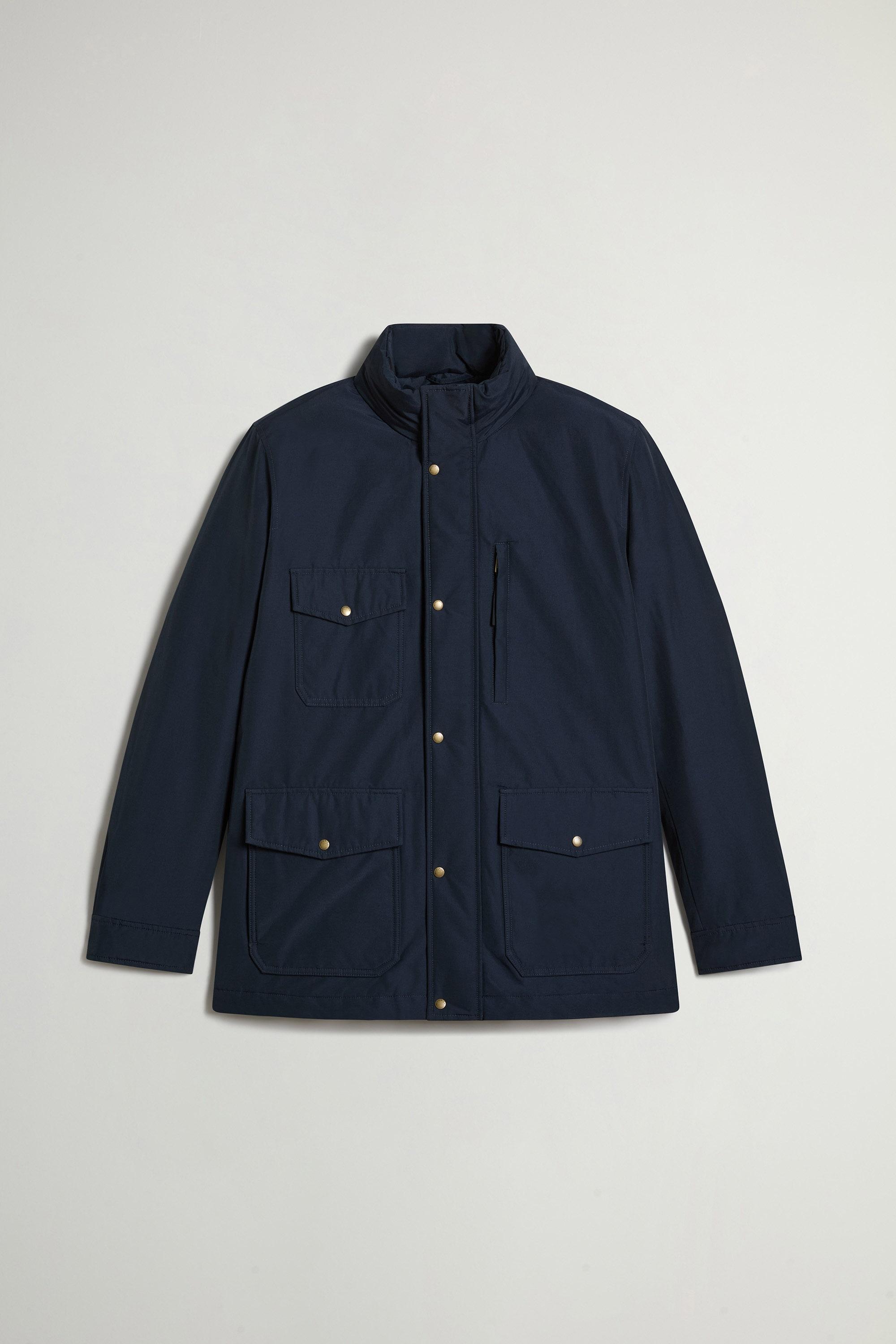 Mountain Jacket in Ramar Cloth Blue photo 5 | Woolrich