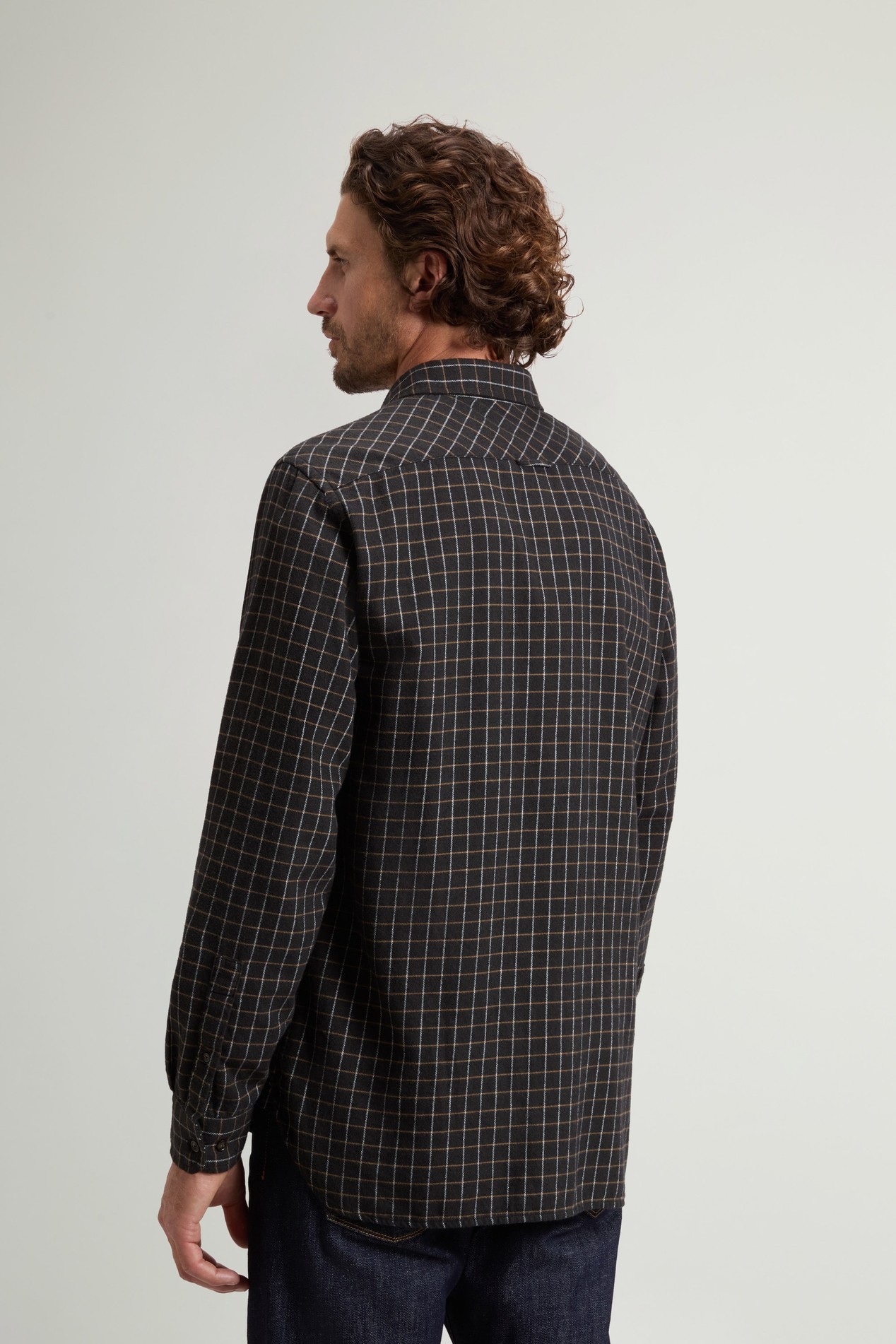 CHECK FLANNEL WARREN SHIRT Grau photo 3 | Woolrich