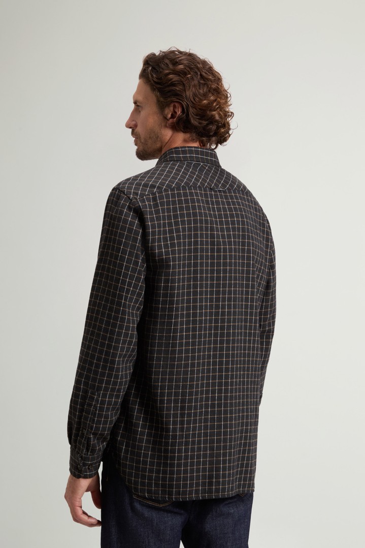 CHECK FLANNEL WARREN SHIRT Grau photo 3 | Woolrich