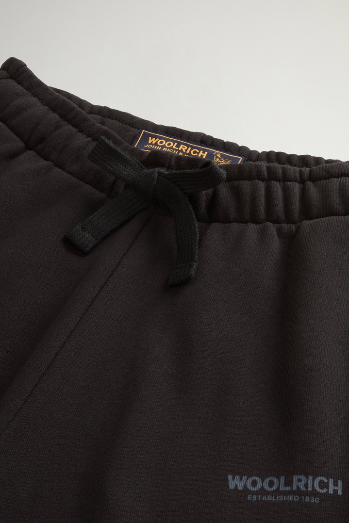 LOGO SWEATPANT Black photo 2 | Woolrich
