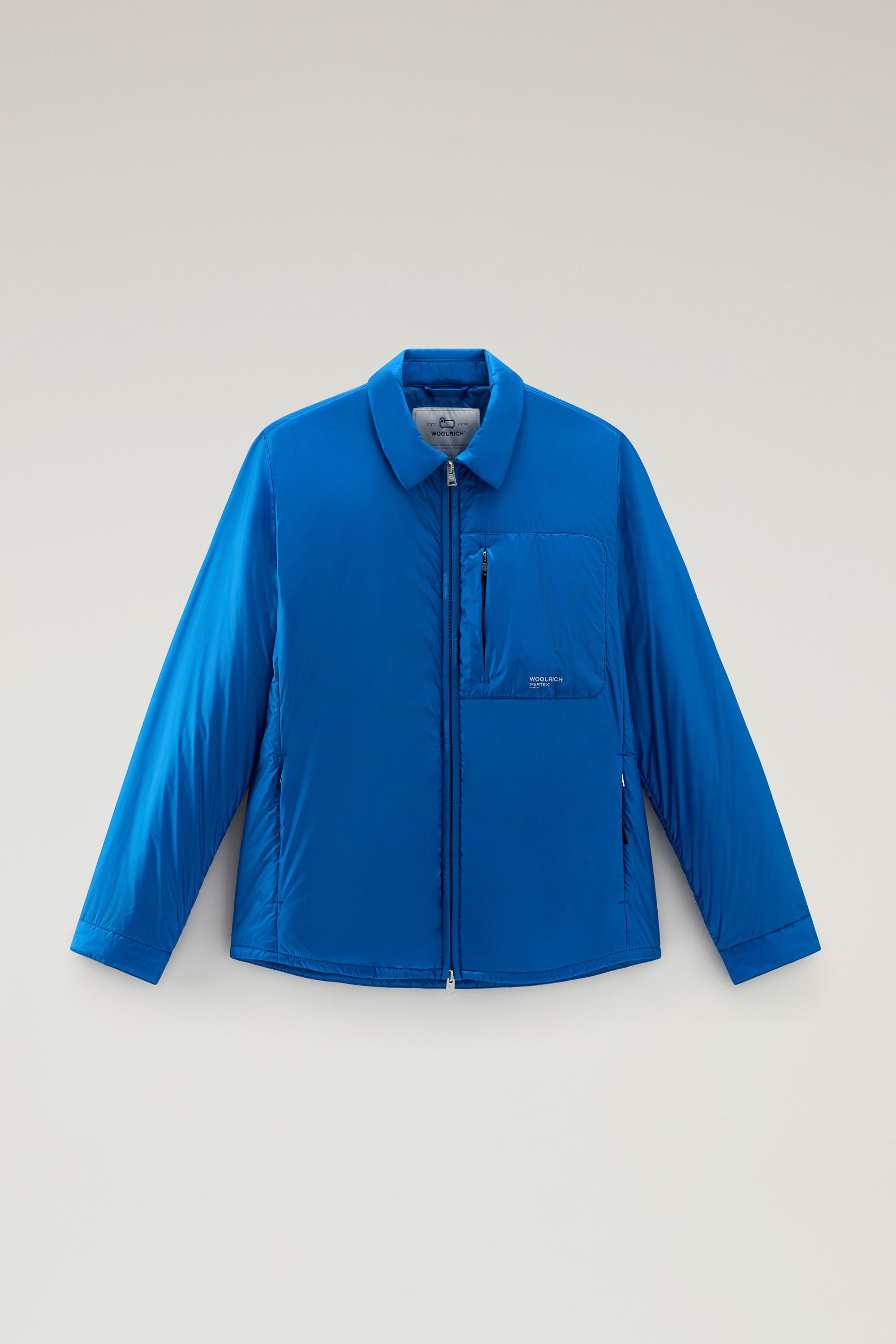 Padded Overshirt in Recycled Pertex Quantum Blue photo 1 | Woolrich
