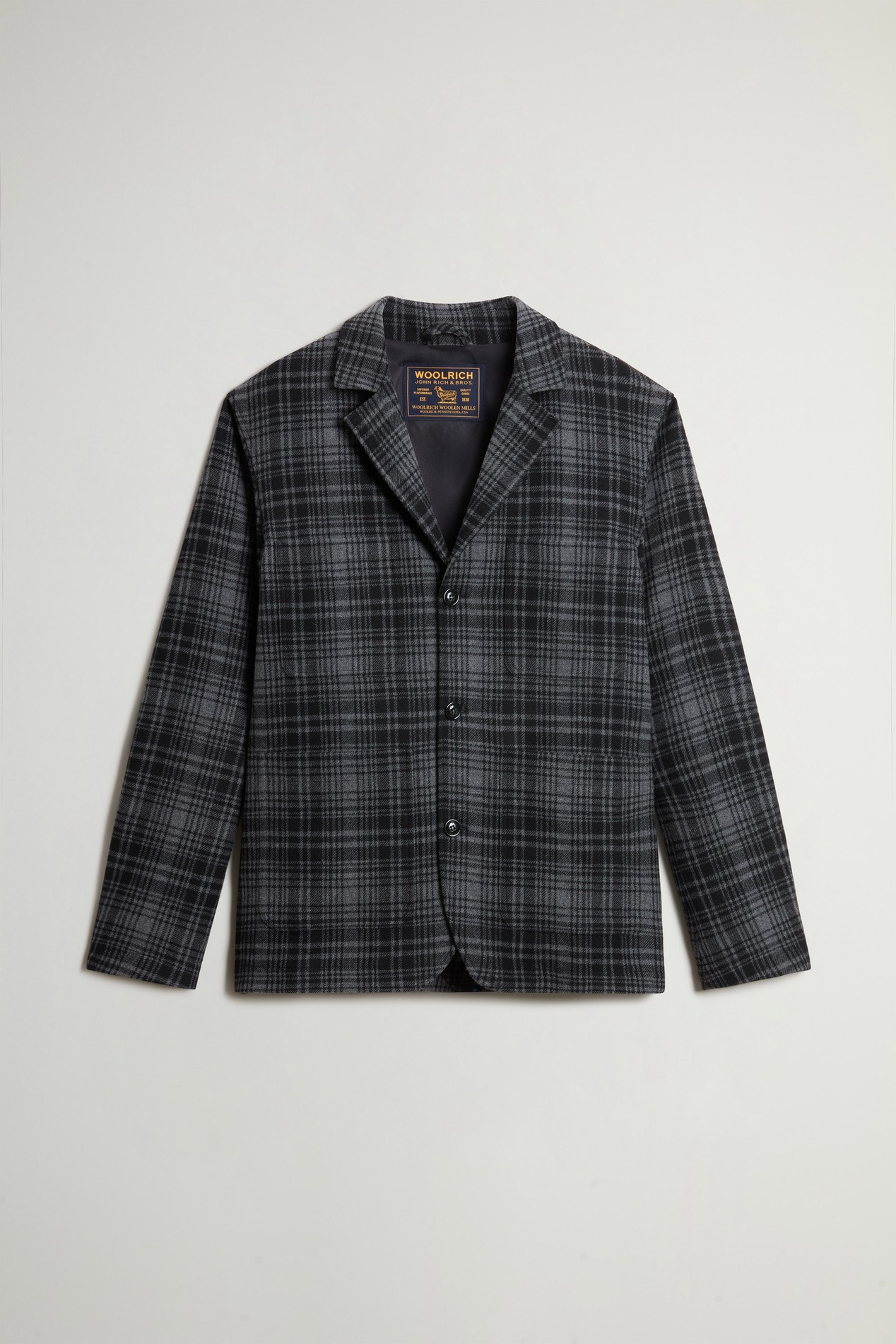 WOOL BLEND FLANNEL BLAZER Grau photo 5 | Woolrich