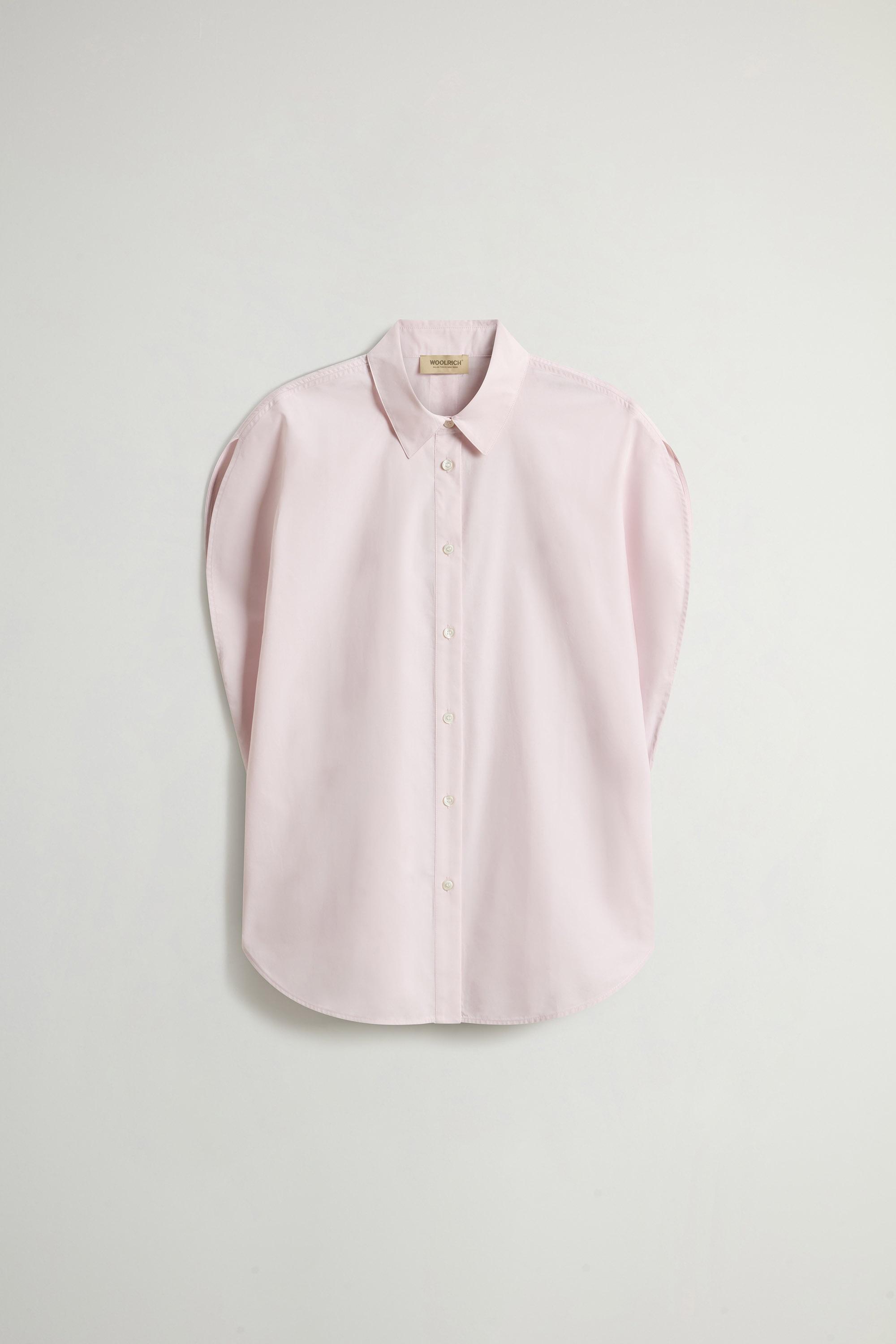 COTTON POPLIN BLOUSE Pink photo 5 | Woolrich