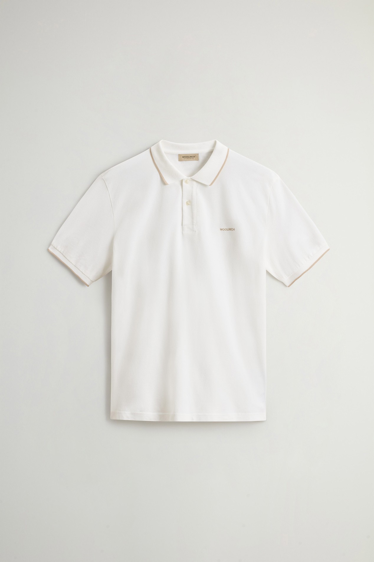 Monterey Polo Shirt in Stretch Cotton-Blend Pique White photo 5 | Woolrich