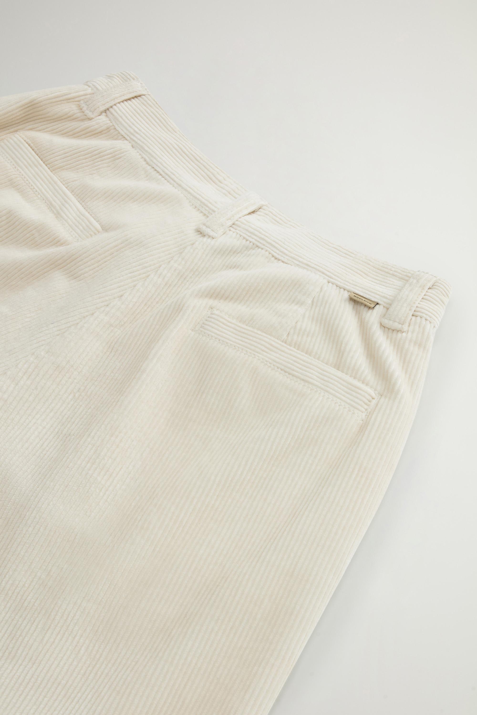 Wide-Leg Corduroy Pants White photo 5 | Woolrich