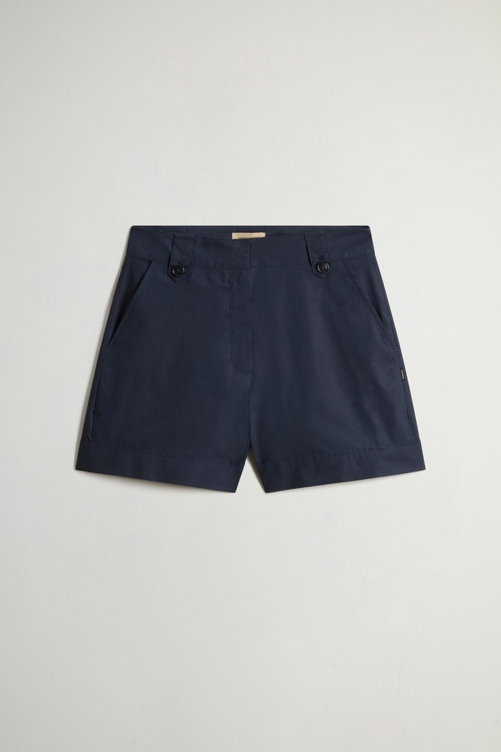 COTTON POPLIN SHORTS Blue photo 3 | Woolrich