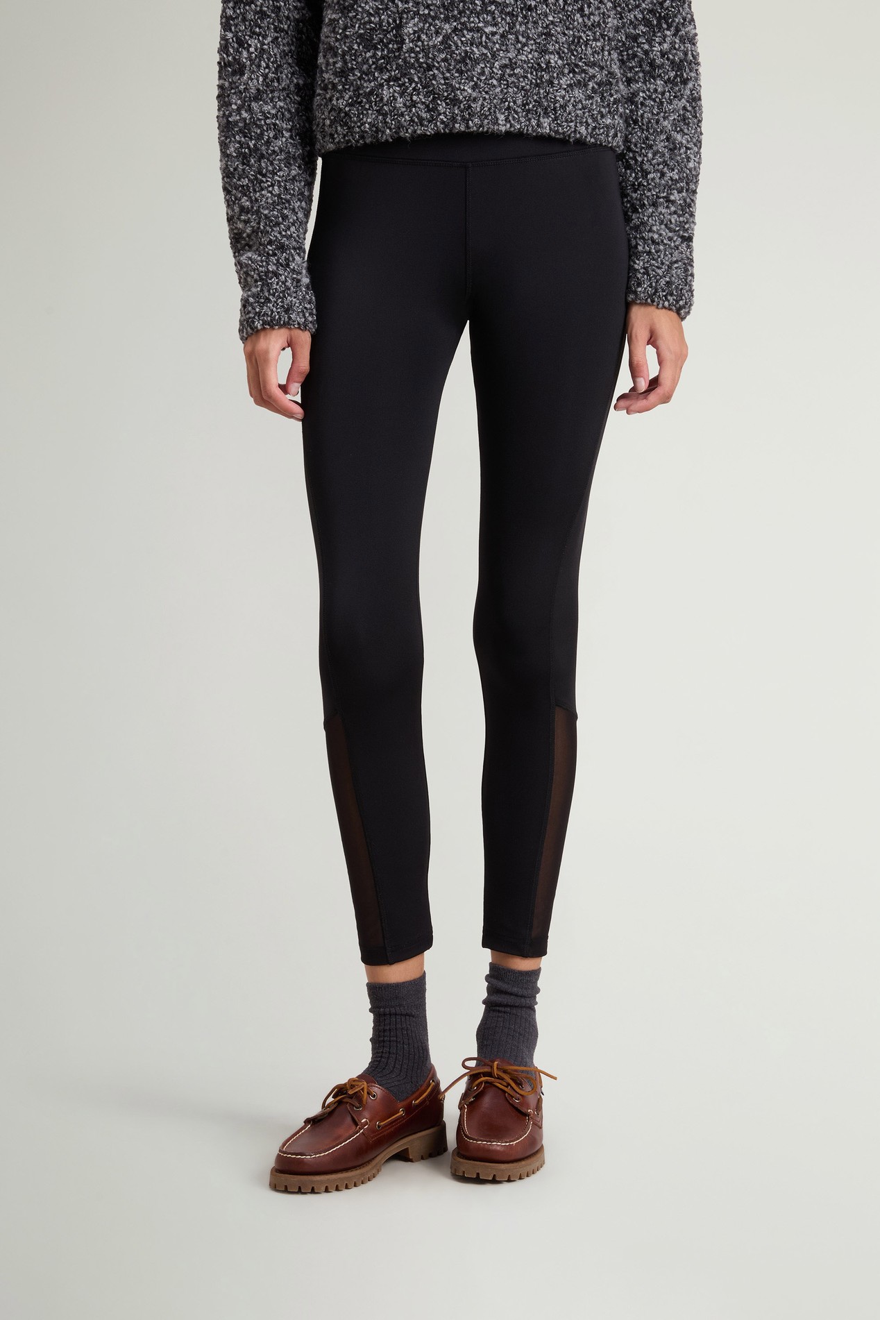 Leggings in Stretch Interlock Black photo 1 | Woolrich