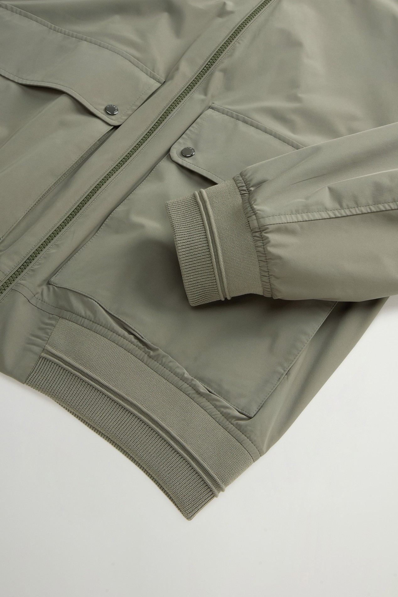 Wesley Bomber Jacket in Urban Touch Green photo 7 | Woolrich