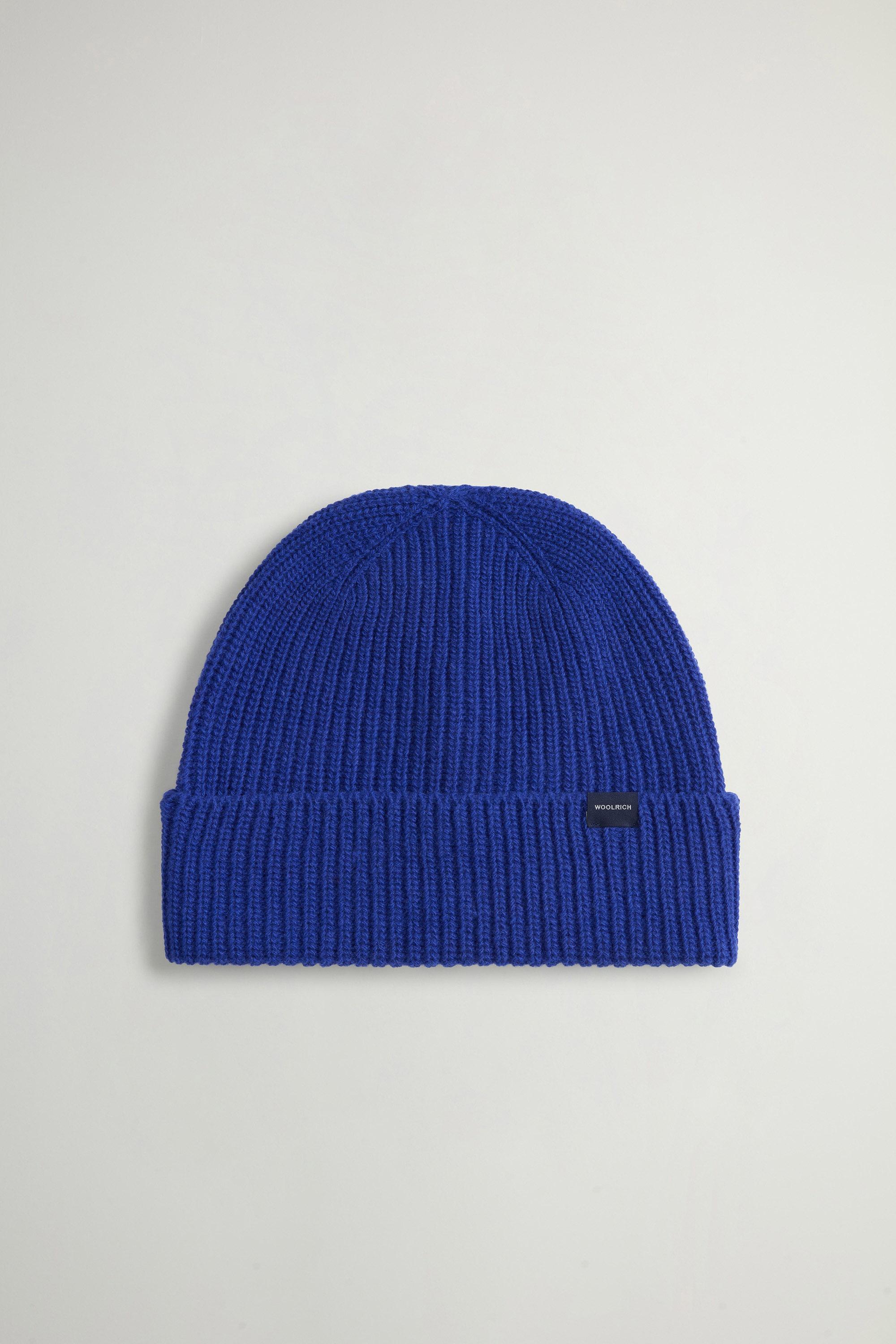 Beanie aus Wollmischung Blau photo 1 | Woolrich