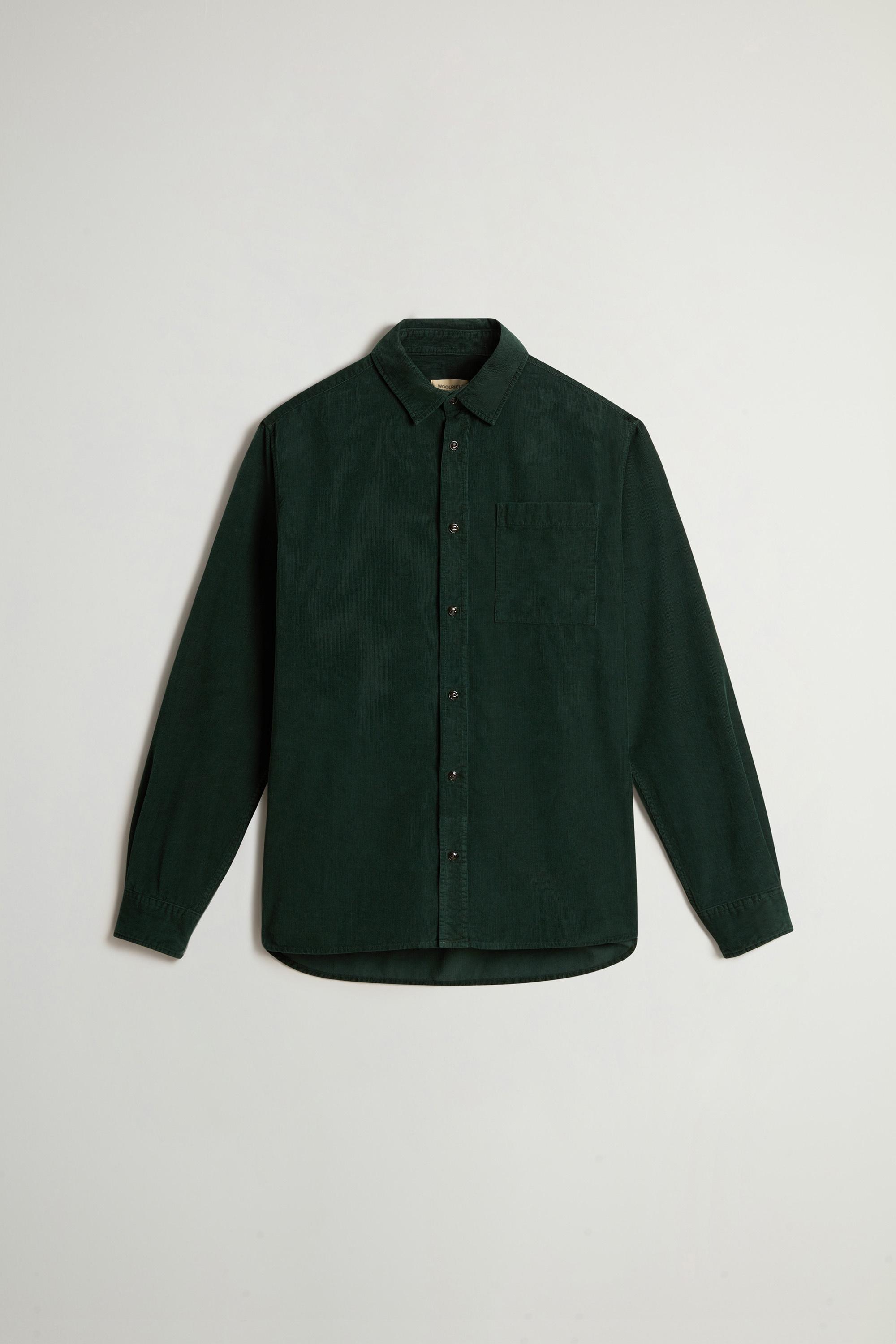 CORDUROY MACKEY SHIRT GD Green photo 5 | Woolrich