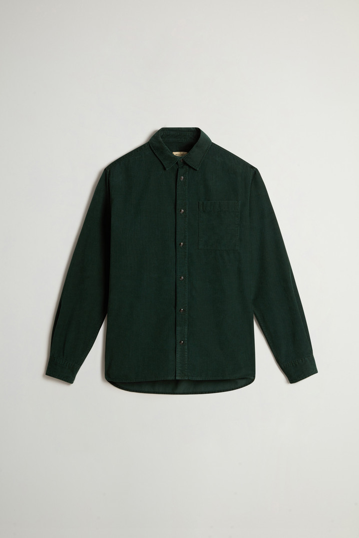 CORDUROY MACKEY SHIRT GD Green photo 5 | Woolrich