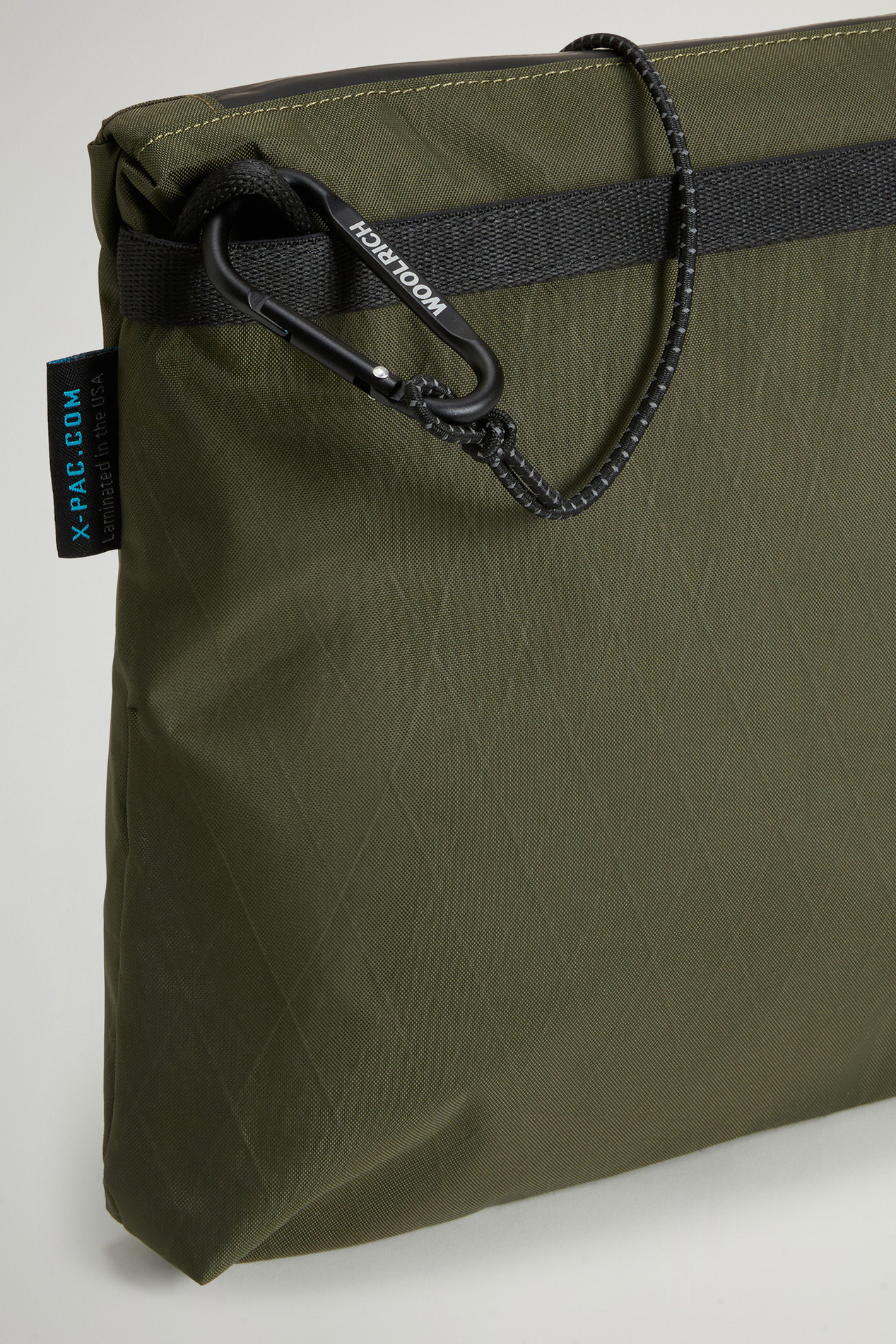 Crossbody Bag with Logo in X-PAC by Todd Snyder Green photo 5 | Woolrich