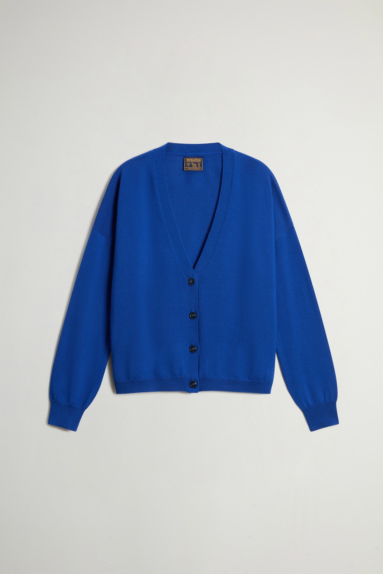 Cardigan in Pure Merino Virgin Wool Blue photo 5 | Woolrich