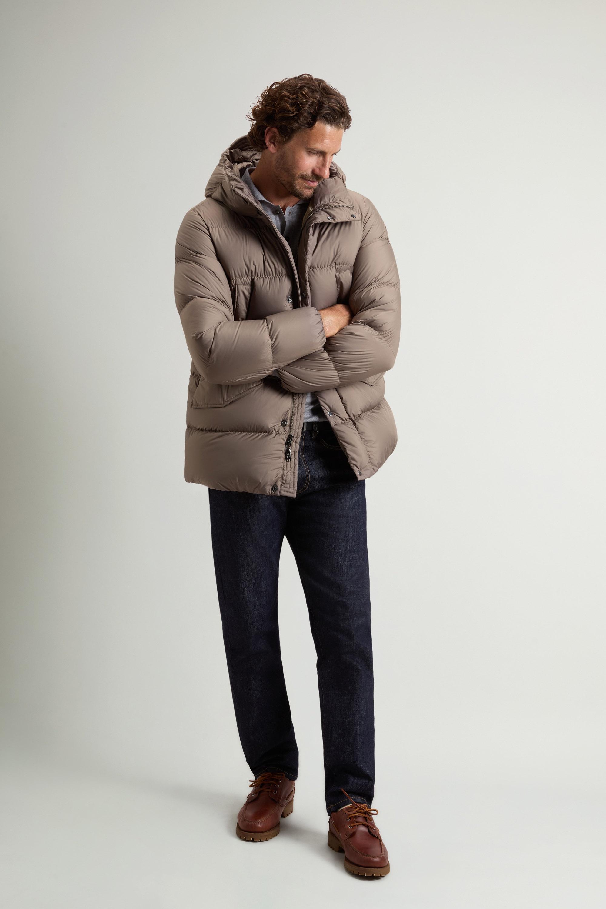 Cloud Parka aus Mikrofaser Braun photo 1 | Woolrich