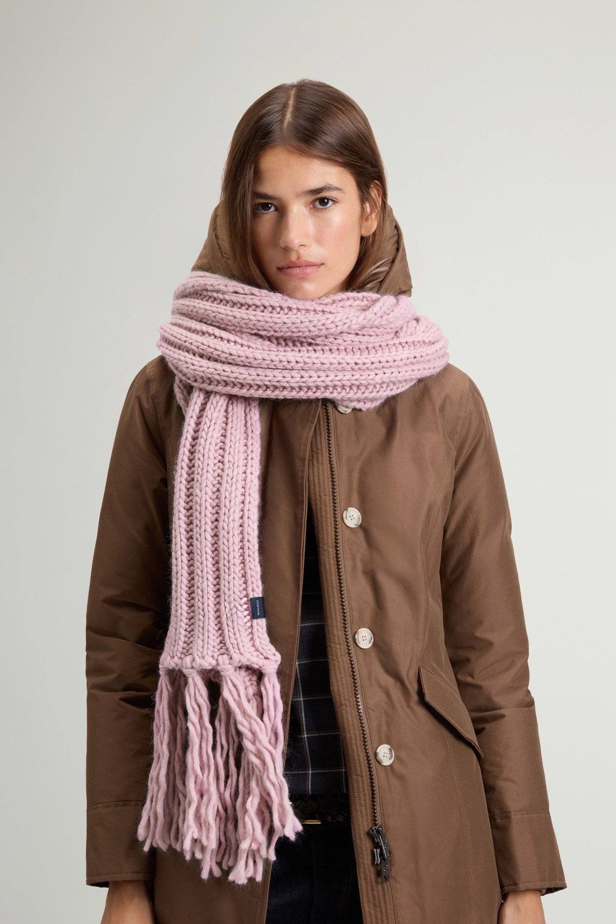 CHUNKY SCARF Pink photo 1 | Woolrich
