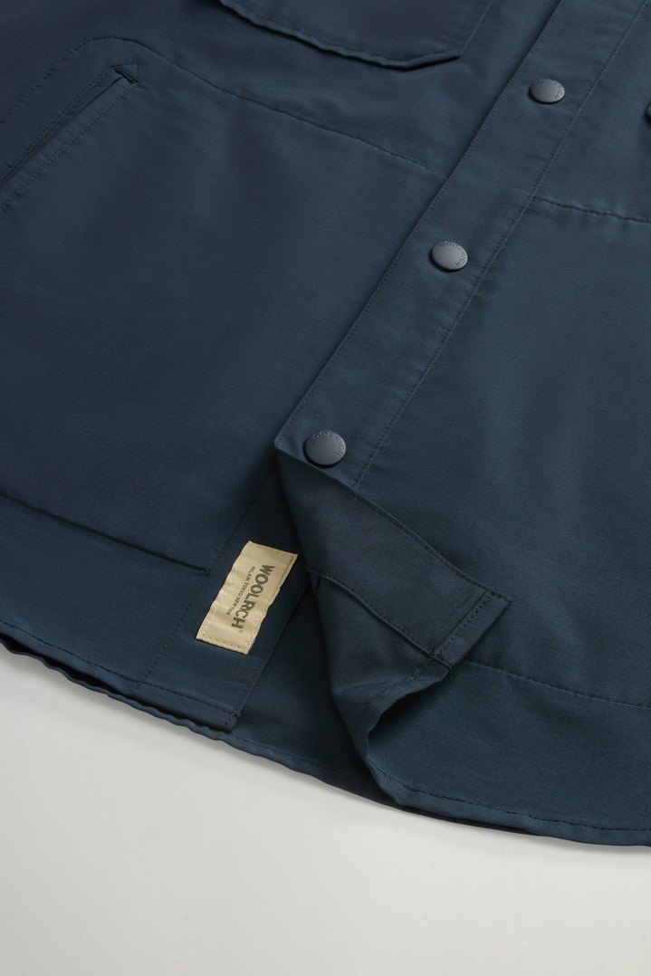 Giacca a camicia in Light Ramar Blu photo 9 | Woolrich