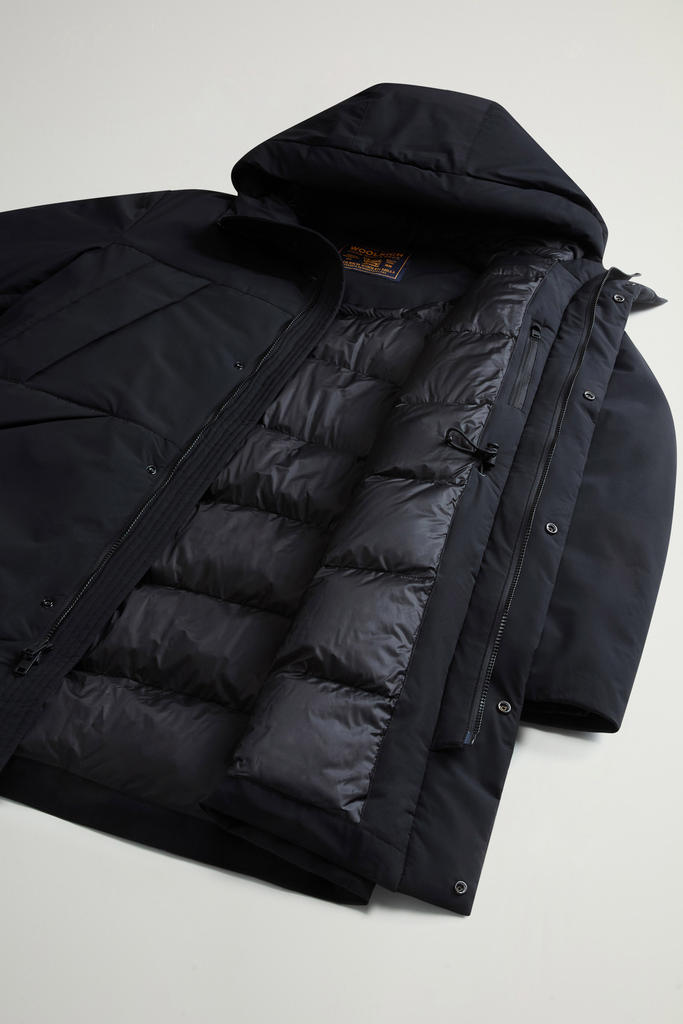MATT STRETCH TETON PUFFER Black photo 8 | Woolrich
