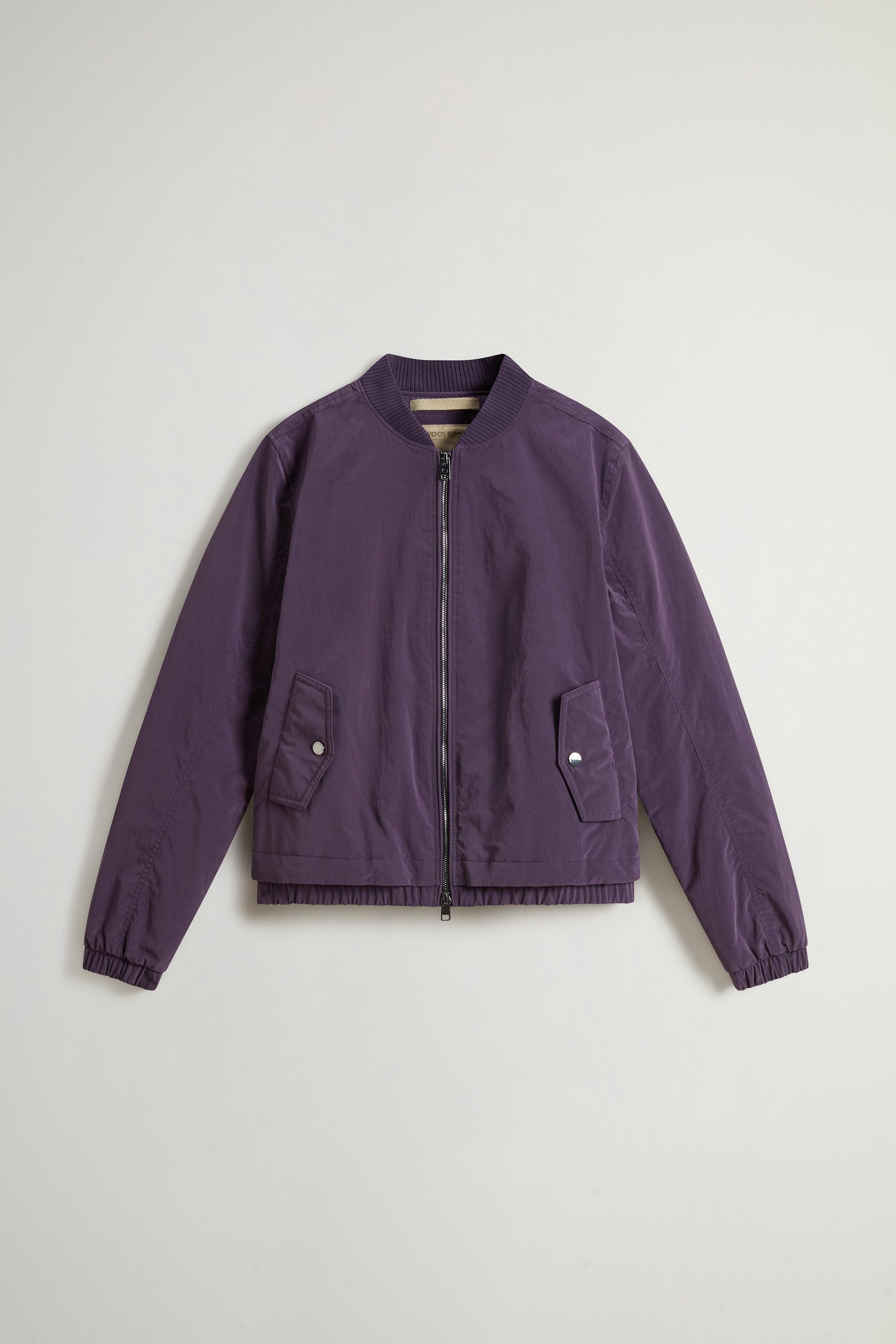 Grace Bomber Jacket in Peached Poly Purple photo 5 | Woolrich