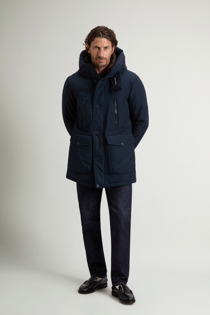 Arctic Parka Evolution in Ramar Cloth Blue photo 2 | Woolrich