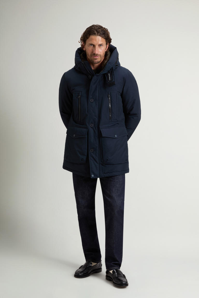 Arctic Parka Evolution in Ramar Cloth Blue photo 1 | Woolrich