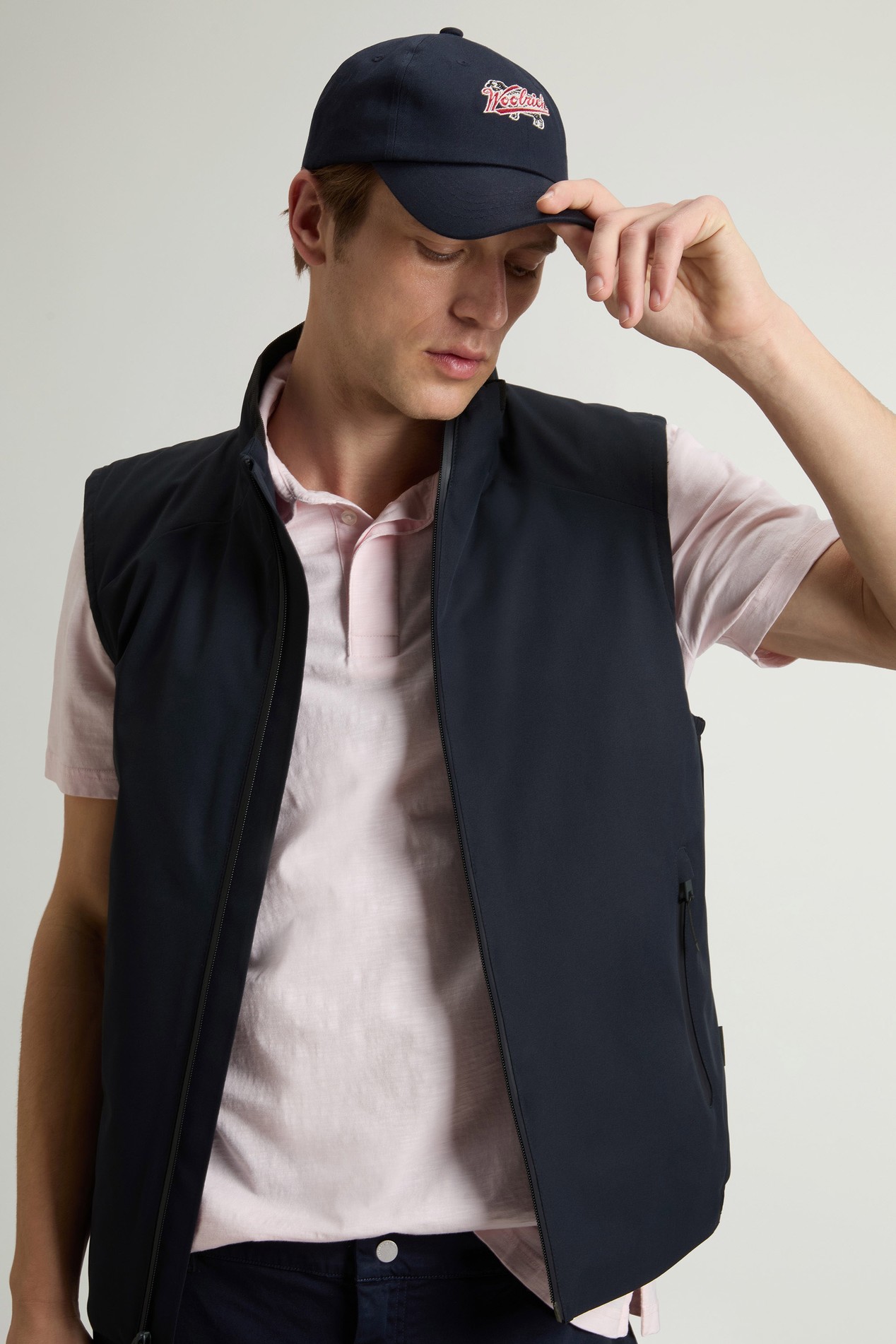 Quilted Sailing Vest in Two-layered Fabric Blue photo 4 | Woolrich