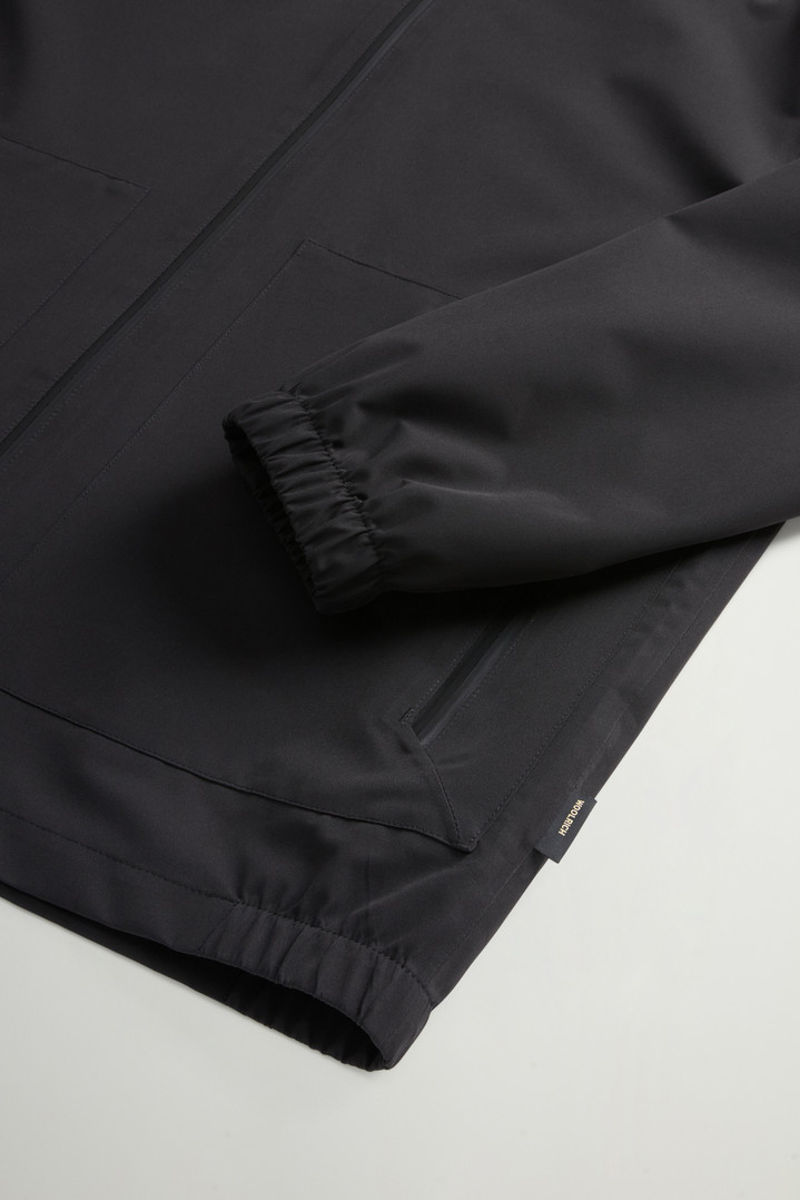 Waterproof Pacific Jacket in Two-Layered Fabric Black photo 8 | Woolrich