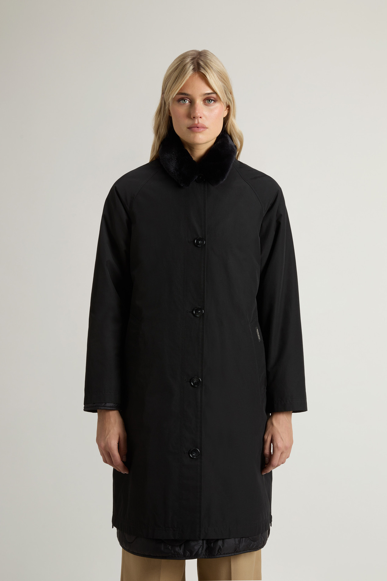 3-in-1 Coat in Ramar Cloth Black photo 1 | Woolrich