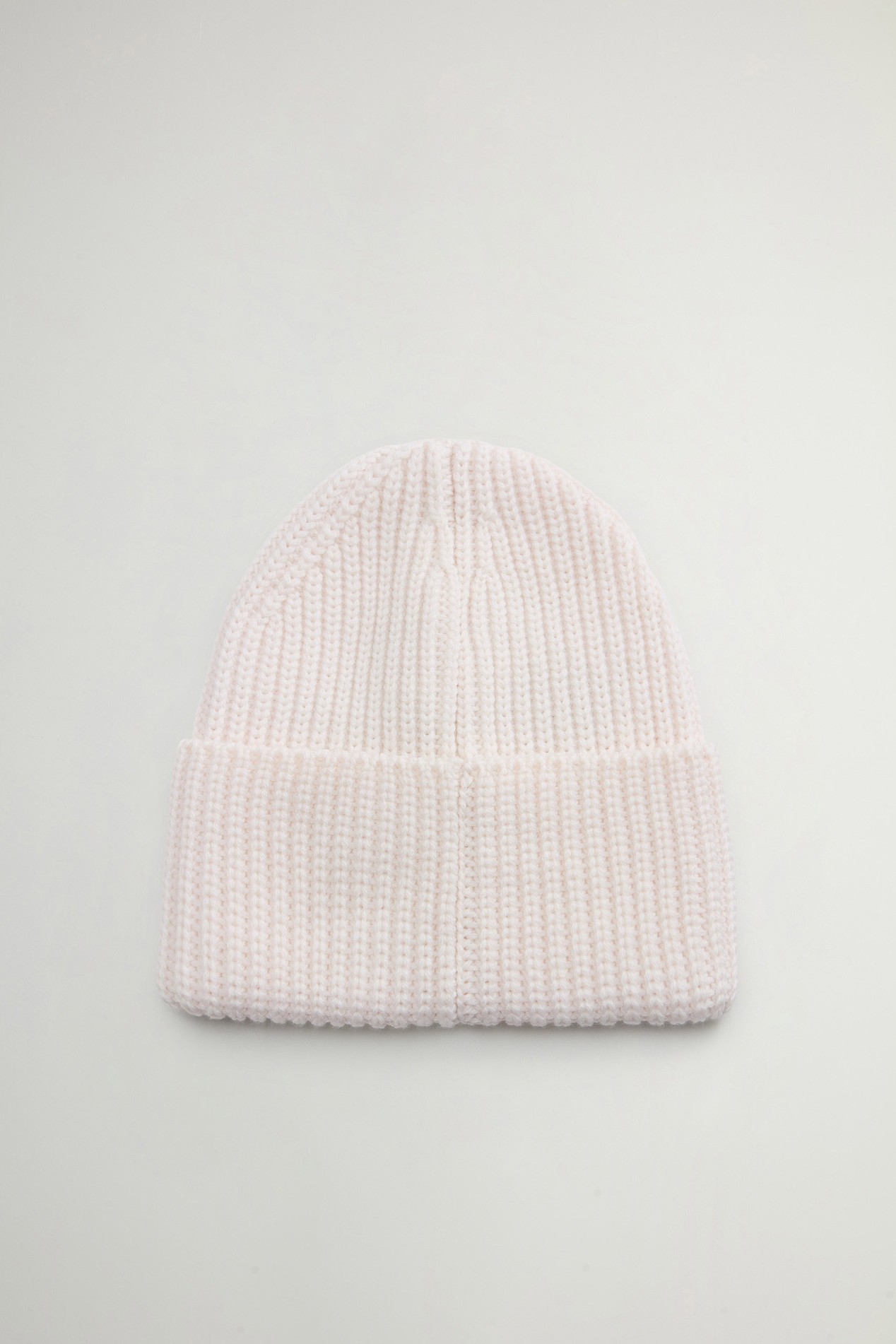 FINE MERINOS LOGO BEANIE Weiß photo 3 | Woolrich