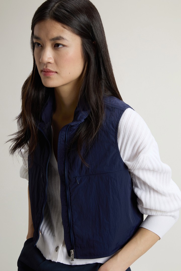 Vest in Nylon Blue photo 4 | Woolrich