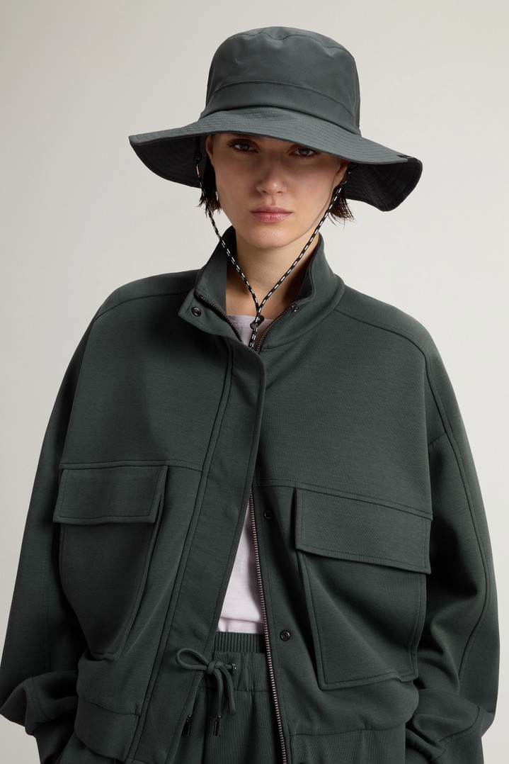 INTERLOCK ZIPPED SWEATSHIRT Green photo 4 | Woolrich