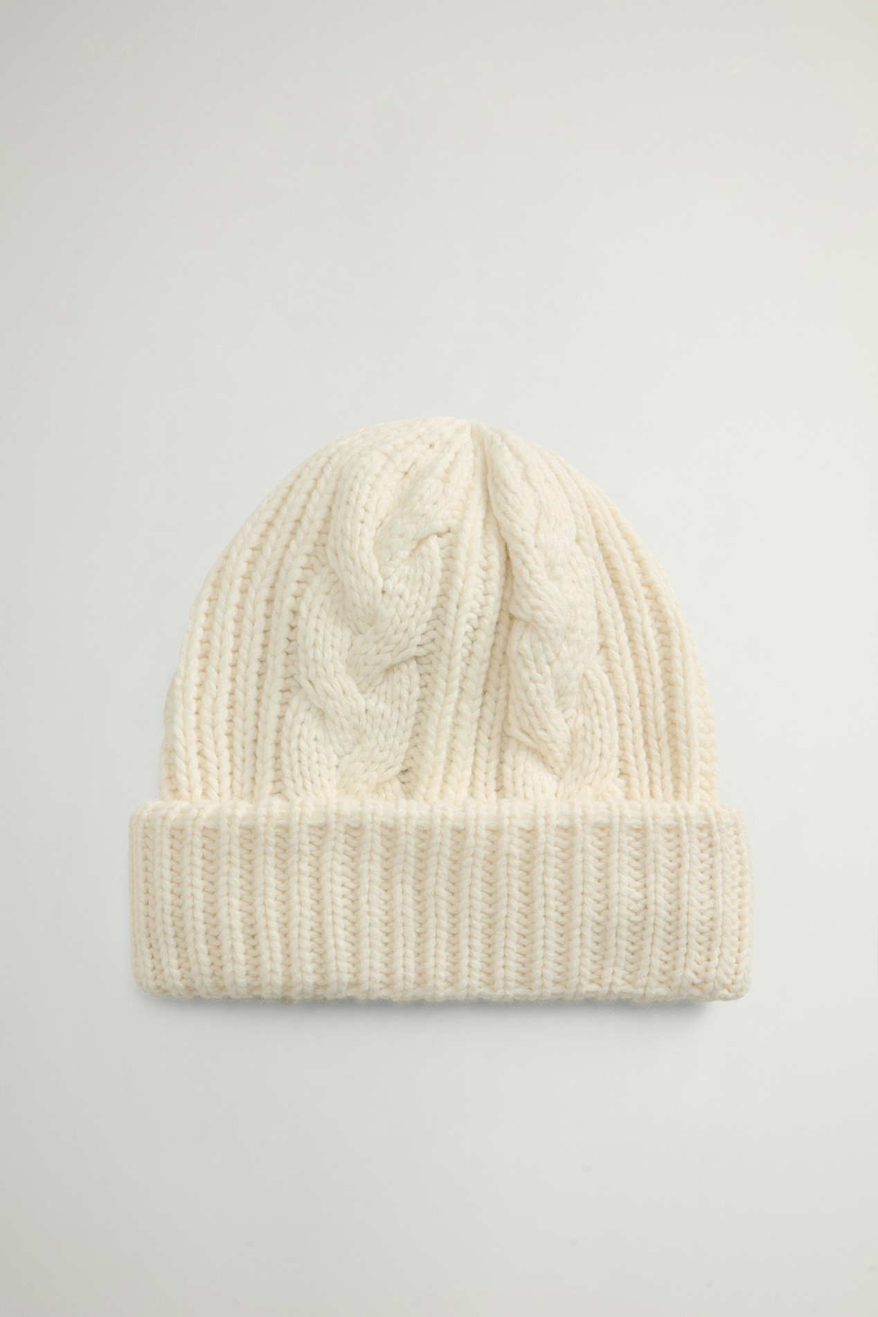 Beanie aus einer Baumwoll-Woll-Mischung Weiß photo 1 | Woolrich