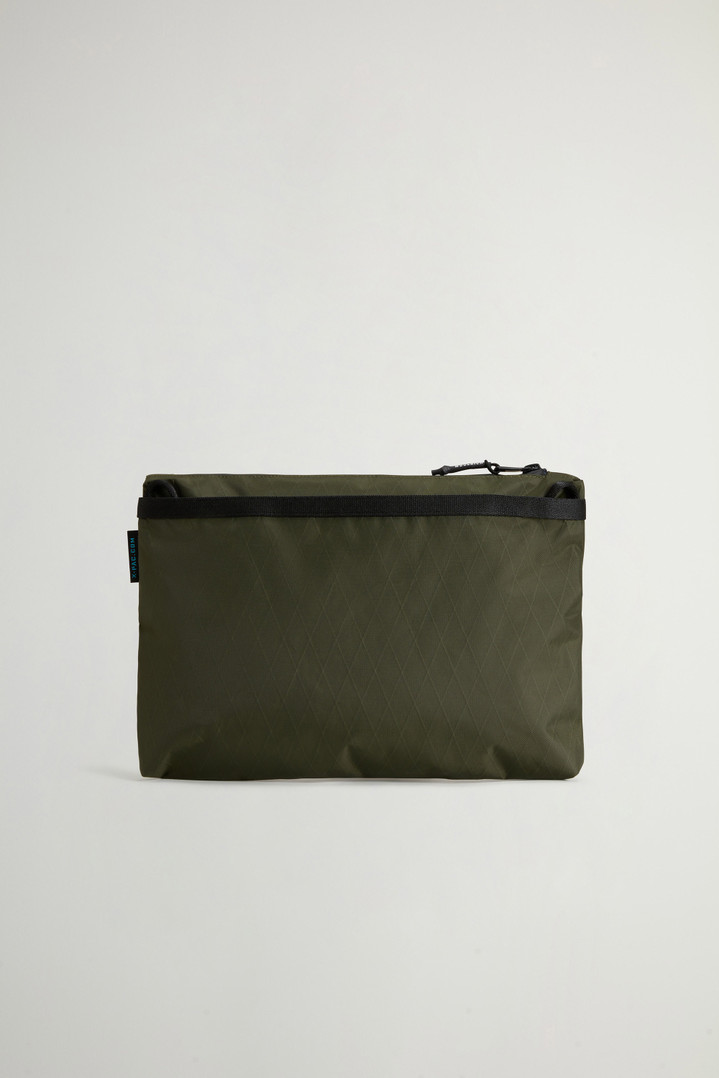 Crossbody Bag with Logo in X-PAC by Todd Snyder Green photo 4 | Woolrich