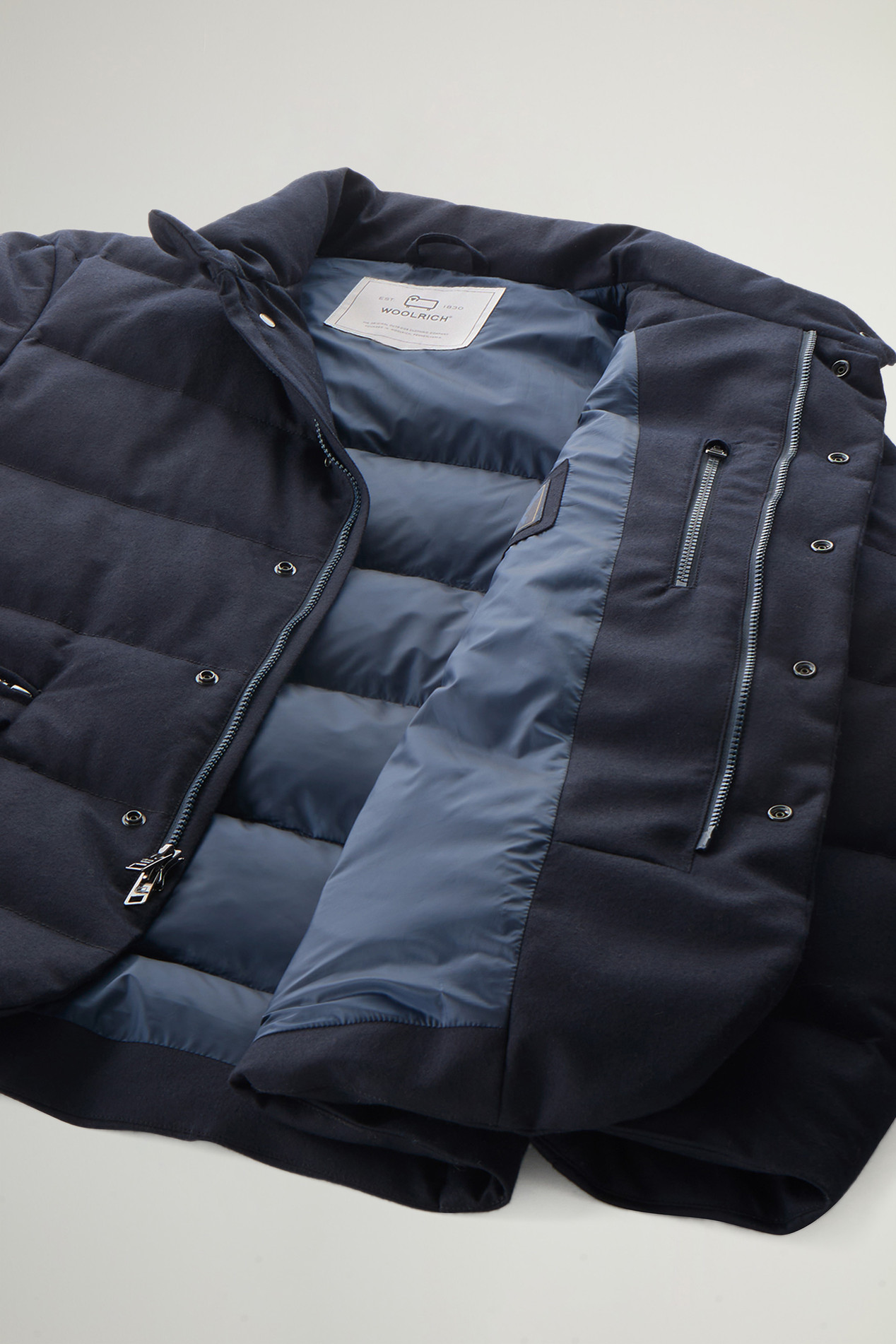 Blazer in Vitale Barberis Canonico Virgin Wool Flannel Blue photo 4 | Woolrich