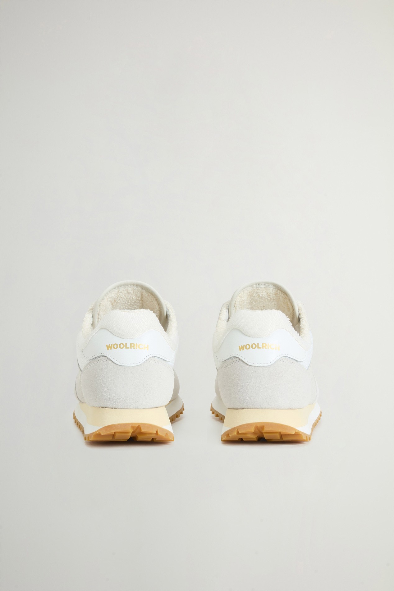 Gravel Sneakers in Nylon and Suede White photo 3 | Woolrich