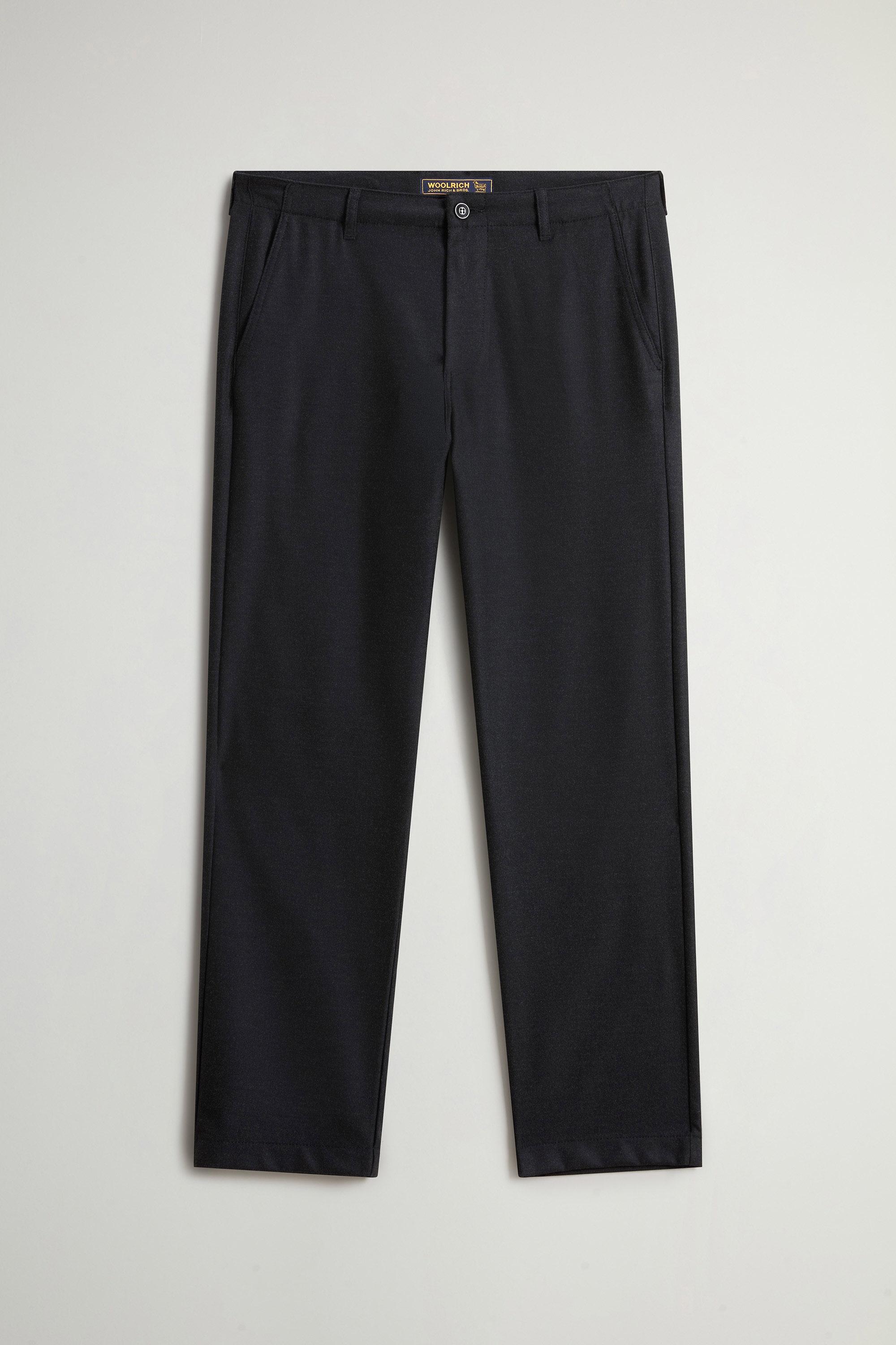 Chinohose aus Flanell aus einer recycelten Wollmischung Grau photo 1 | Woolrich