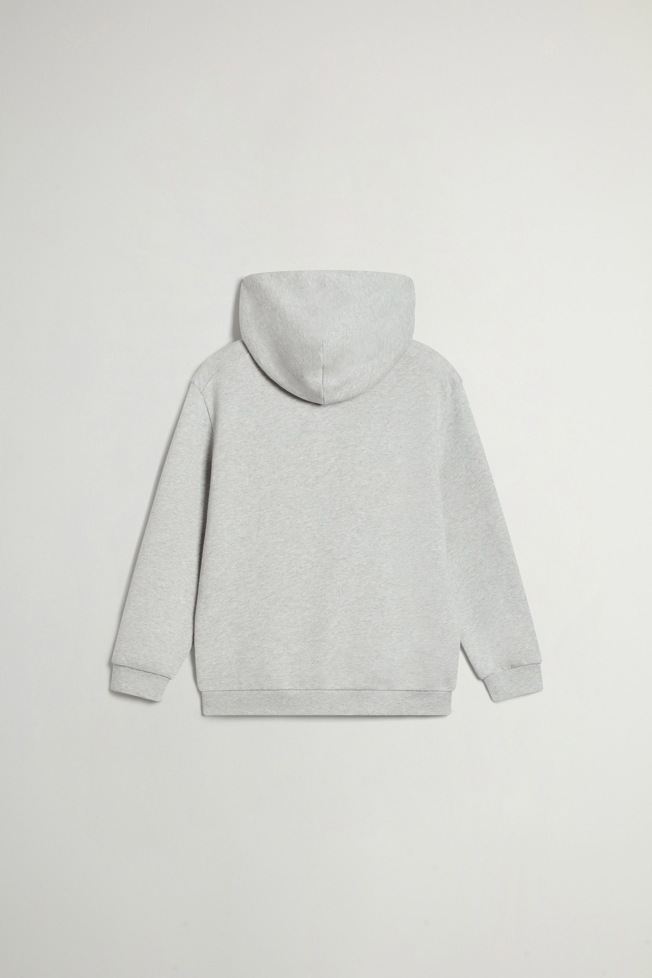 LOGO HOODIE Gray photo 2 | Woolrich