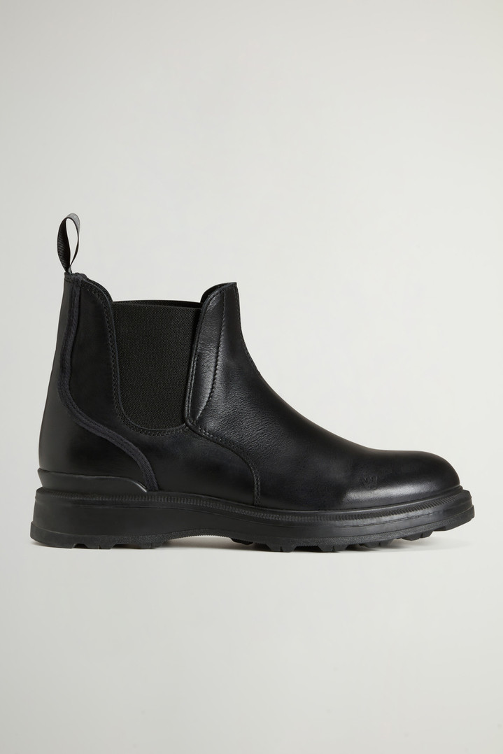 Stone Grove Ankle Boots in Leather Black photo 1 | Woolrich