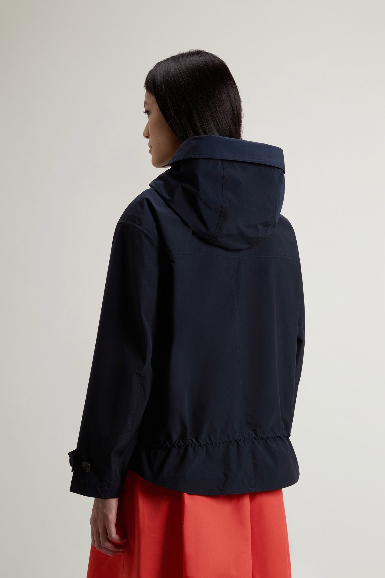 Parka corto in Urban Touch Blu photo 3 | Woolrich