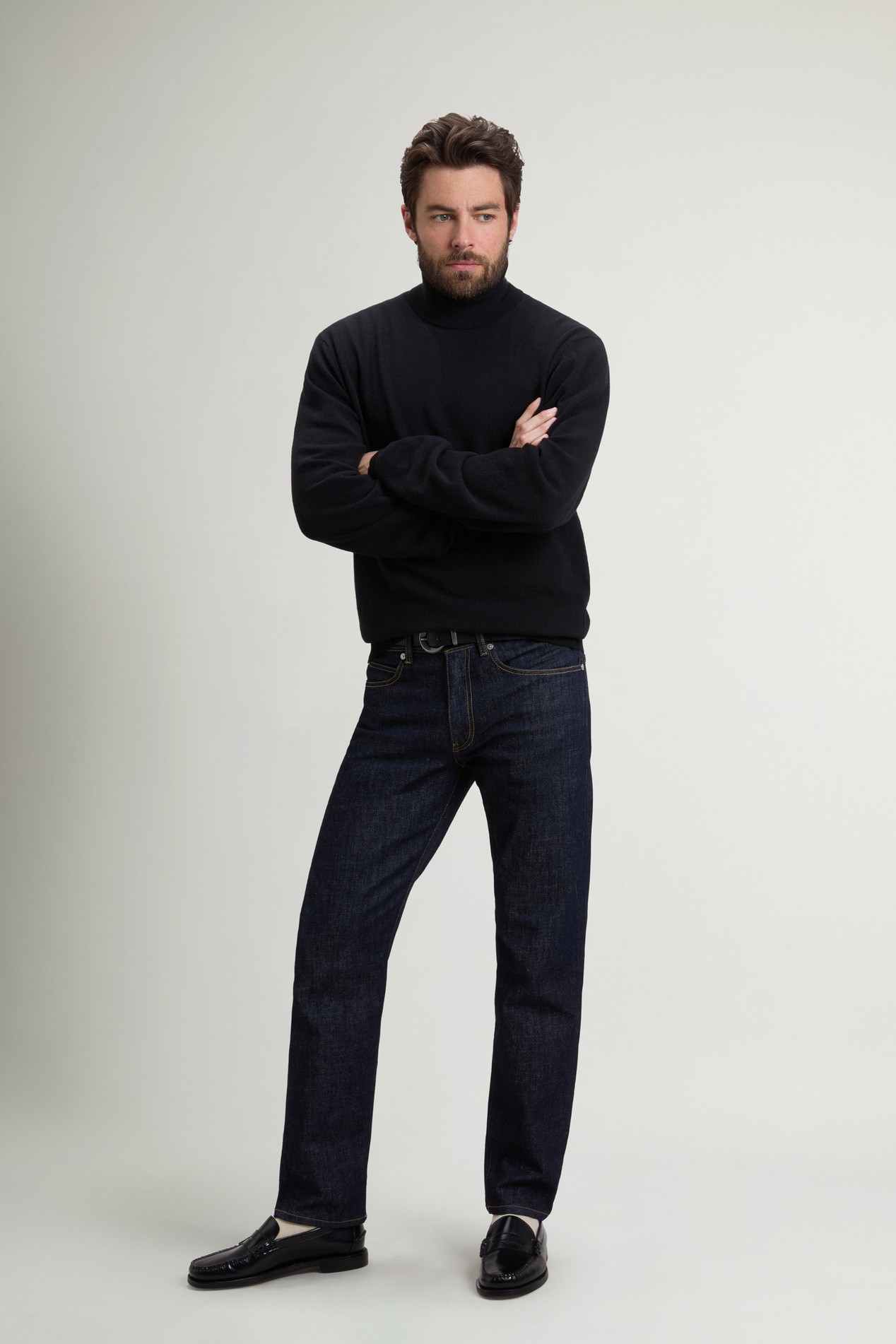 LAMBSWOOL TURTLENECK GG18 Zwart photo 2 | Woolrich