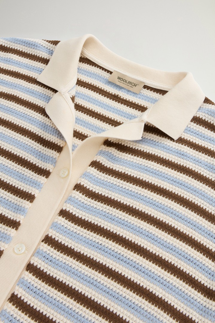 STRIPED JERSEY SHIRT Multicolor photo 6 | Woolrich