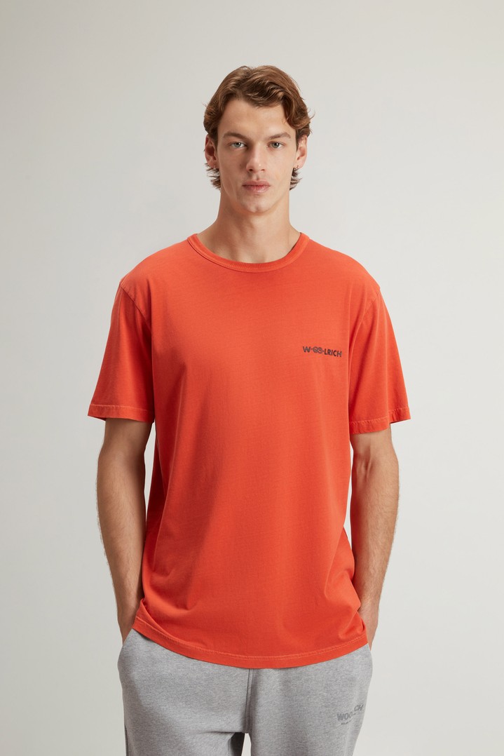 LIGHT GD GRAPHIC T-SHIRT Orange photo 1 | Woolrich