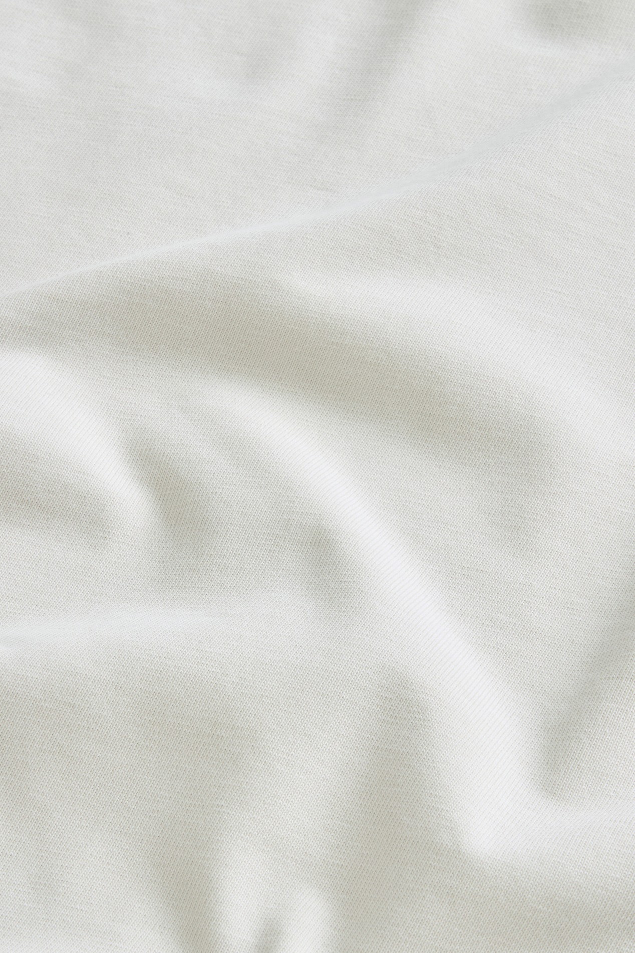 Long-Sleeved Pure Cotton Sweater White photo 4 | Woolrich