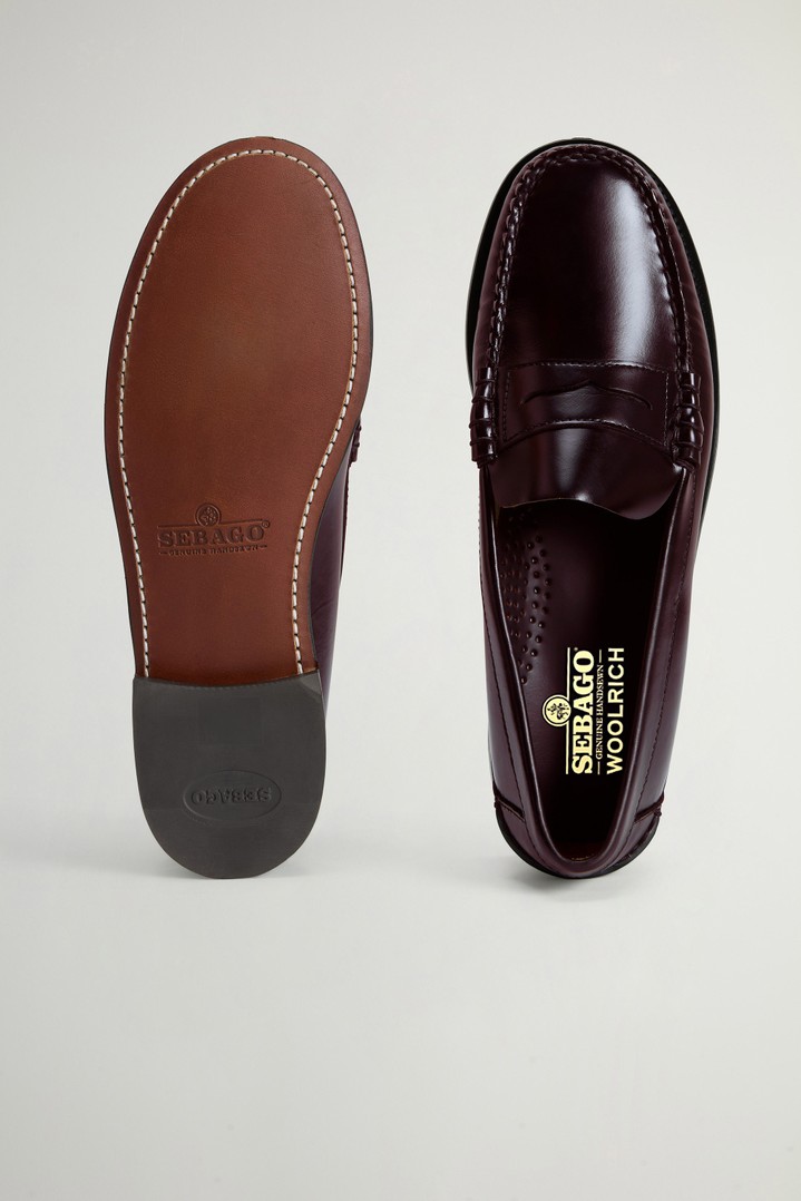 Dan Classic Mokassin Sebago x Woolrich aus Glattleder Braun photo 4 | Woolrich